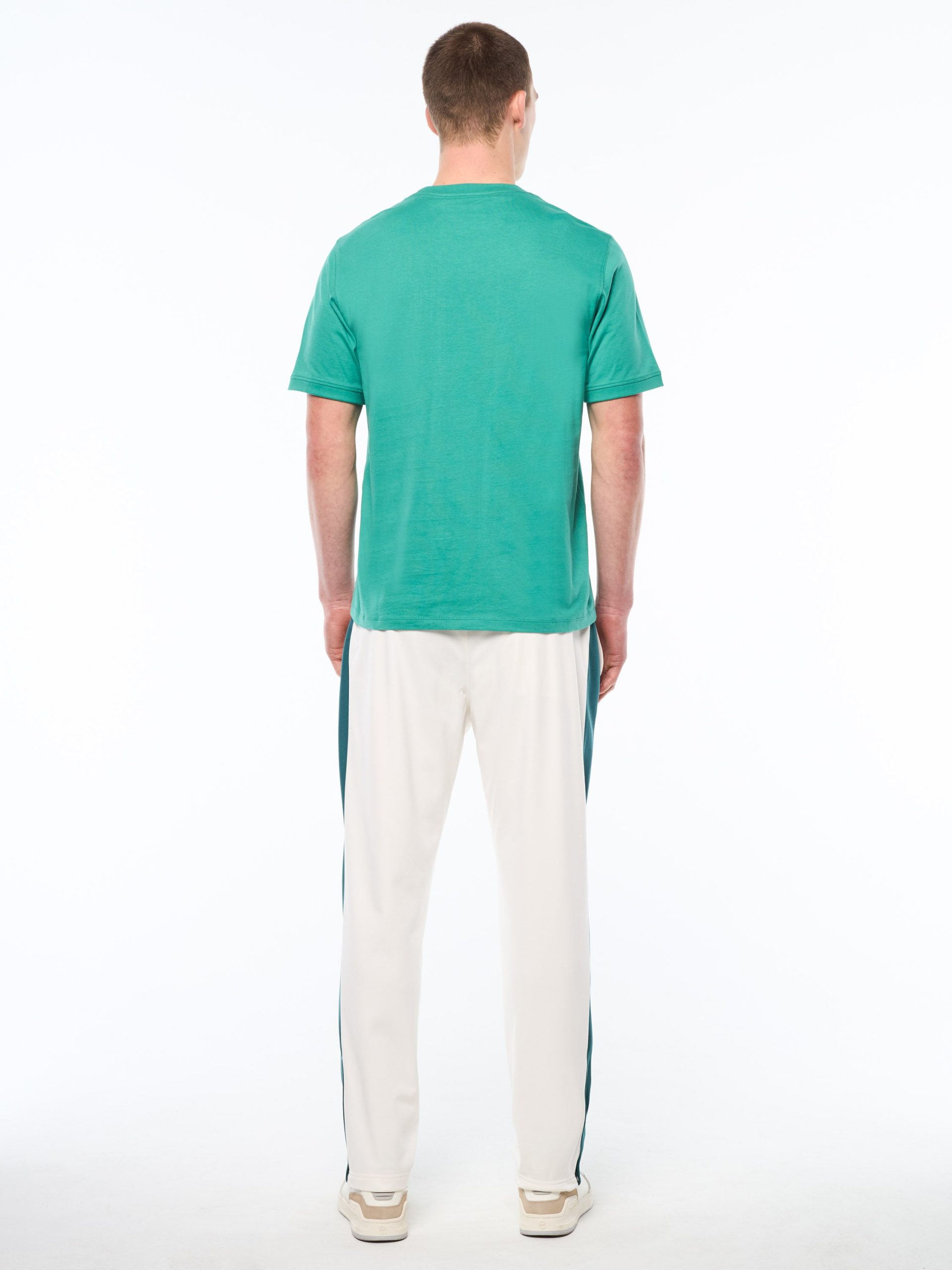 Strisce T-Shirt-Bottle Green - Image 5
