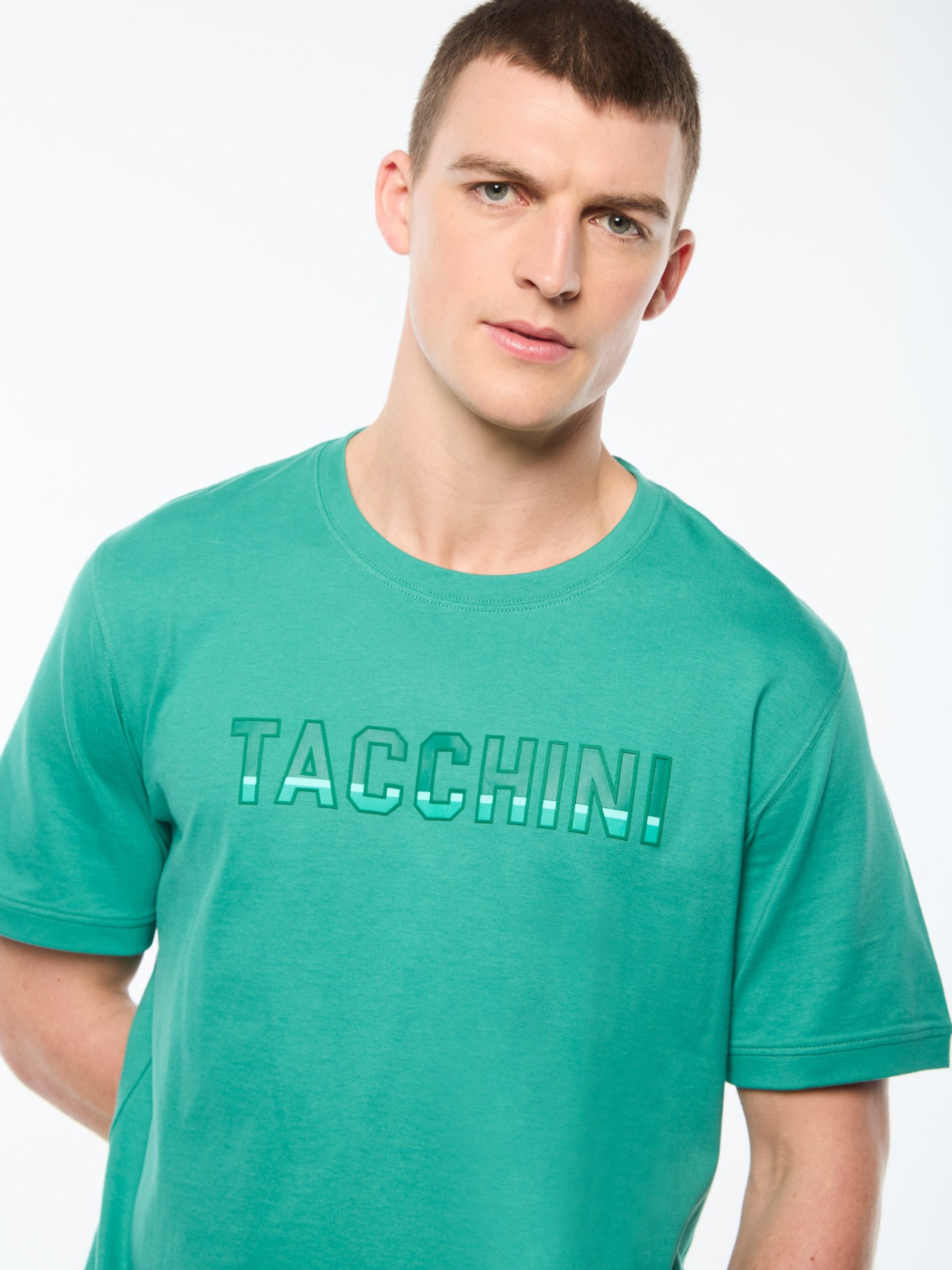 Strisce T-Shirt-Bottle Green - Image 6