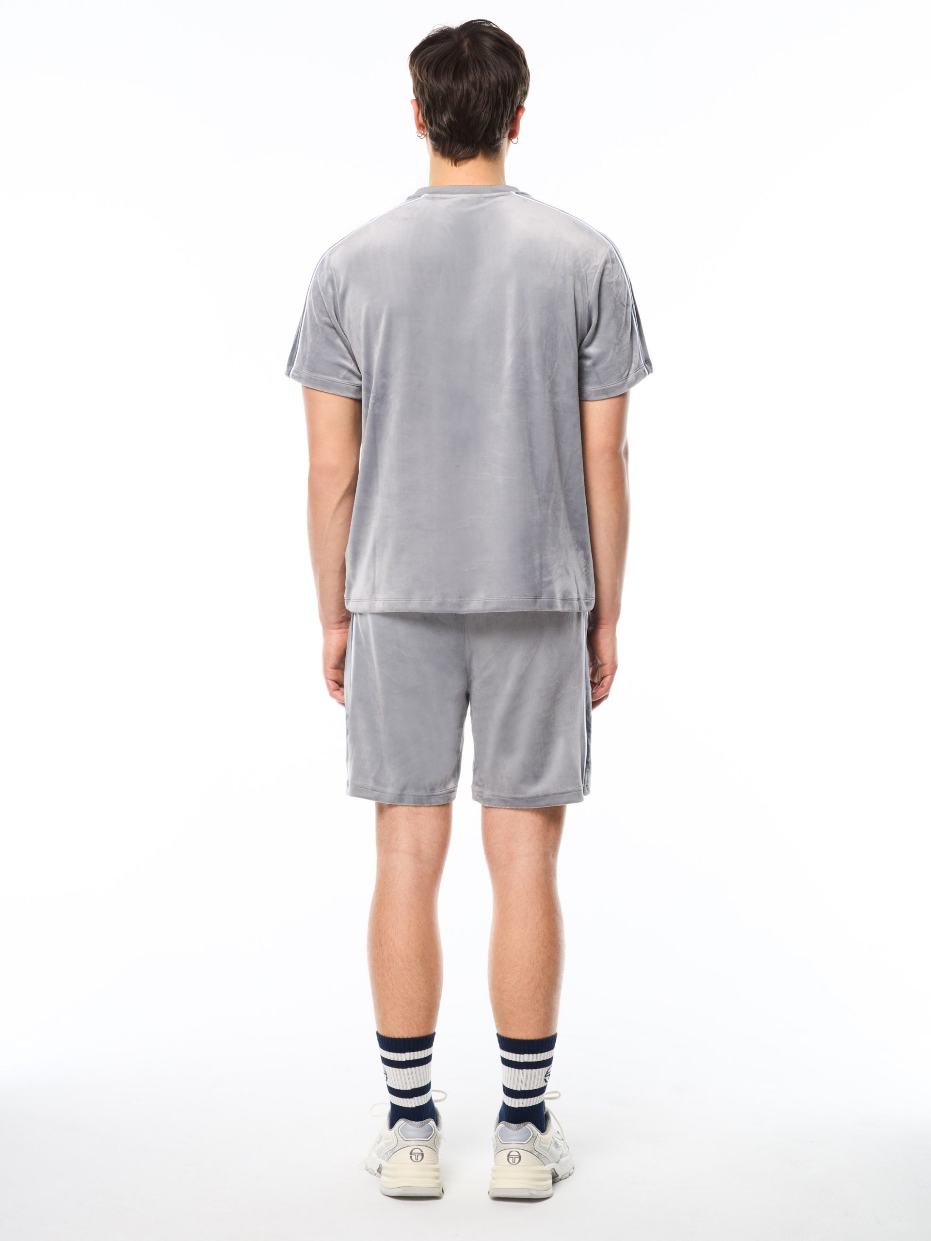 Cresta Velour Pocket T-Shirt-Sleet - Image 5