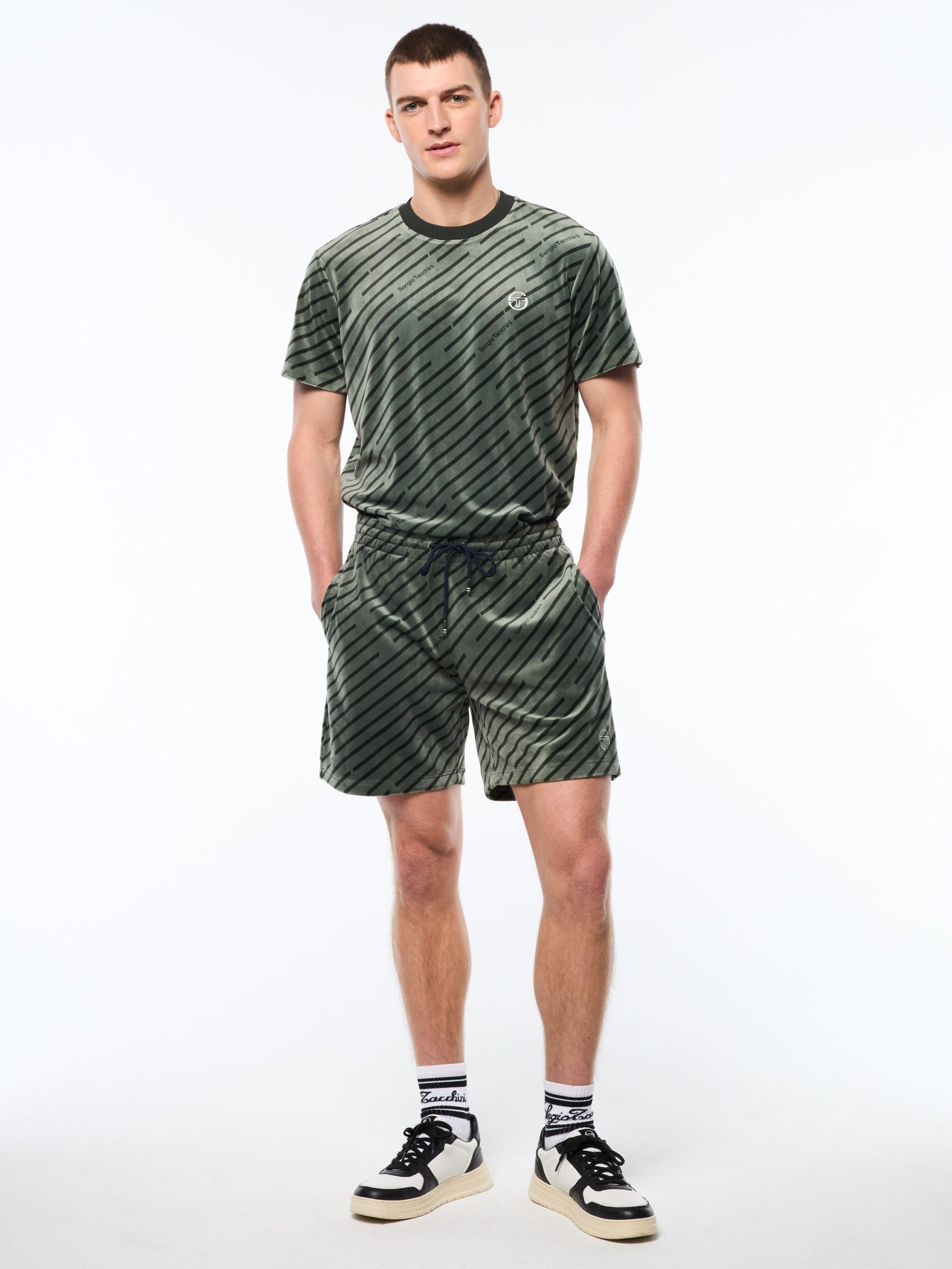 Obliquo Velour Short-Agave Green - Image 3