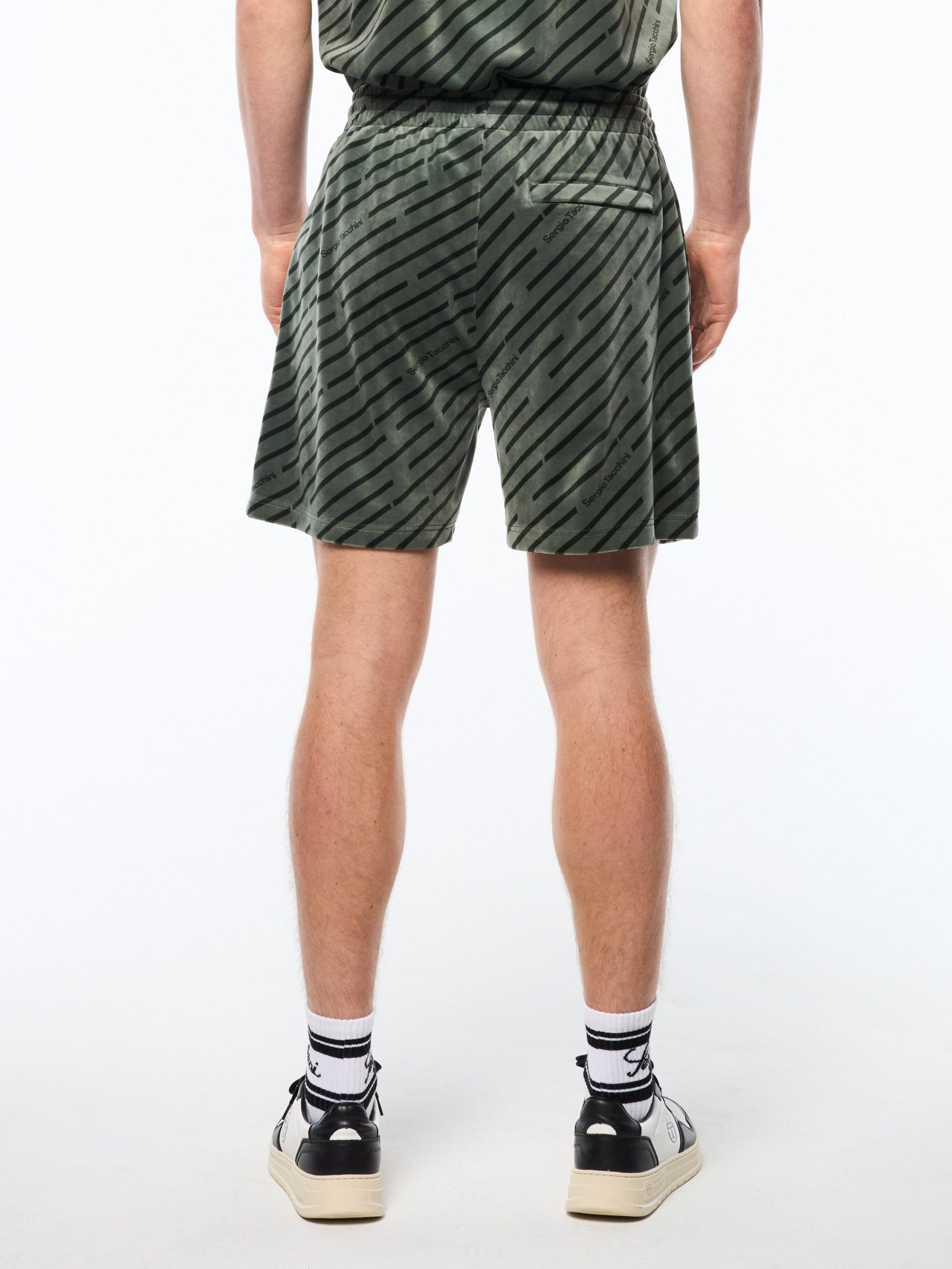 Obliquo Velour Short-Agave Green - Image 4
