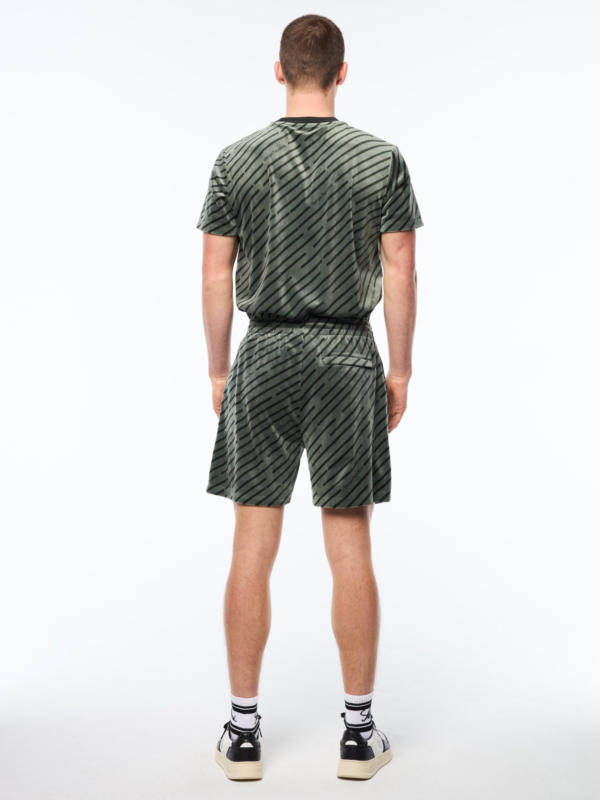 Obliquo Velour Short-Agave Green - Image 5