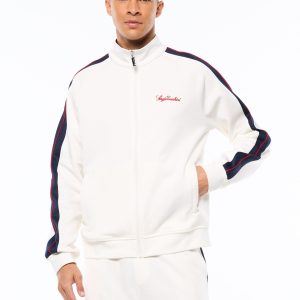 Semplice Track Jacket-Gardenia