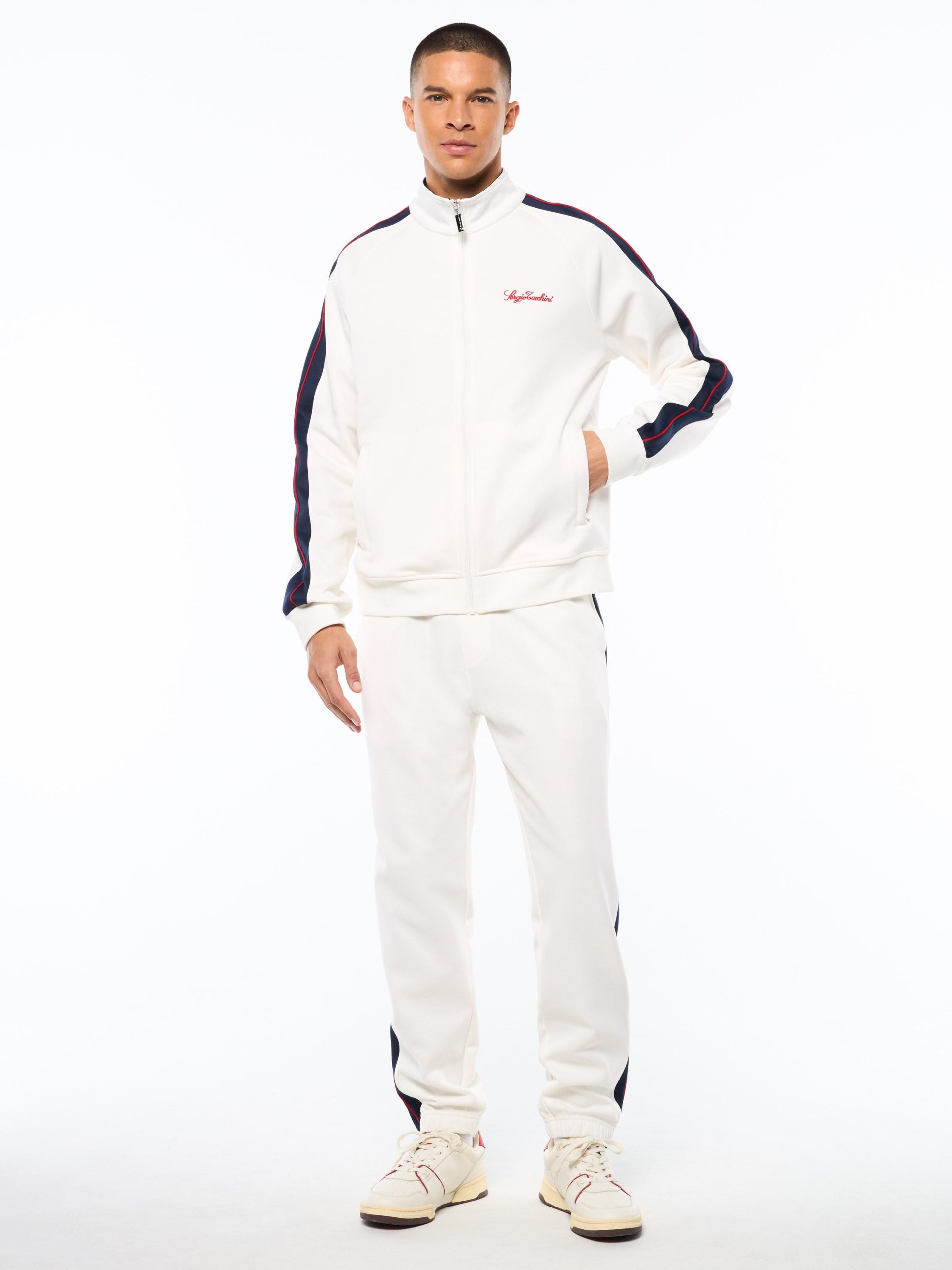Semplice Track Jacket-Gardenia - Image 3