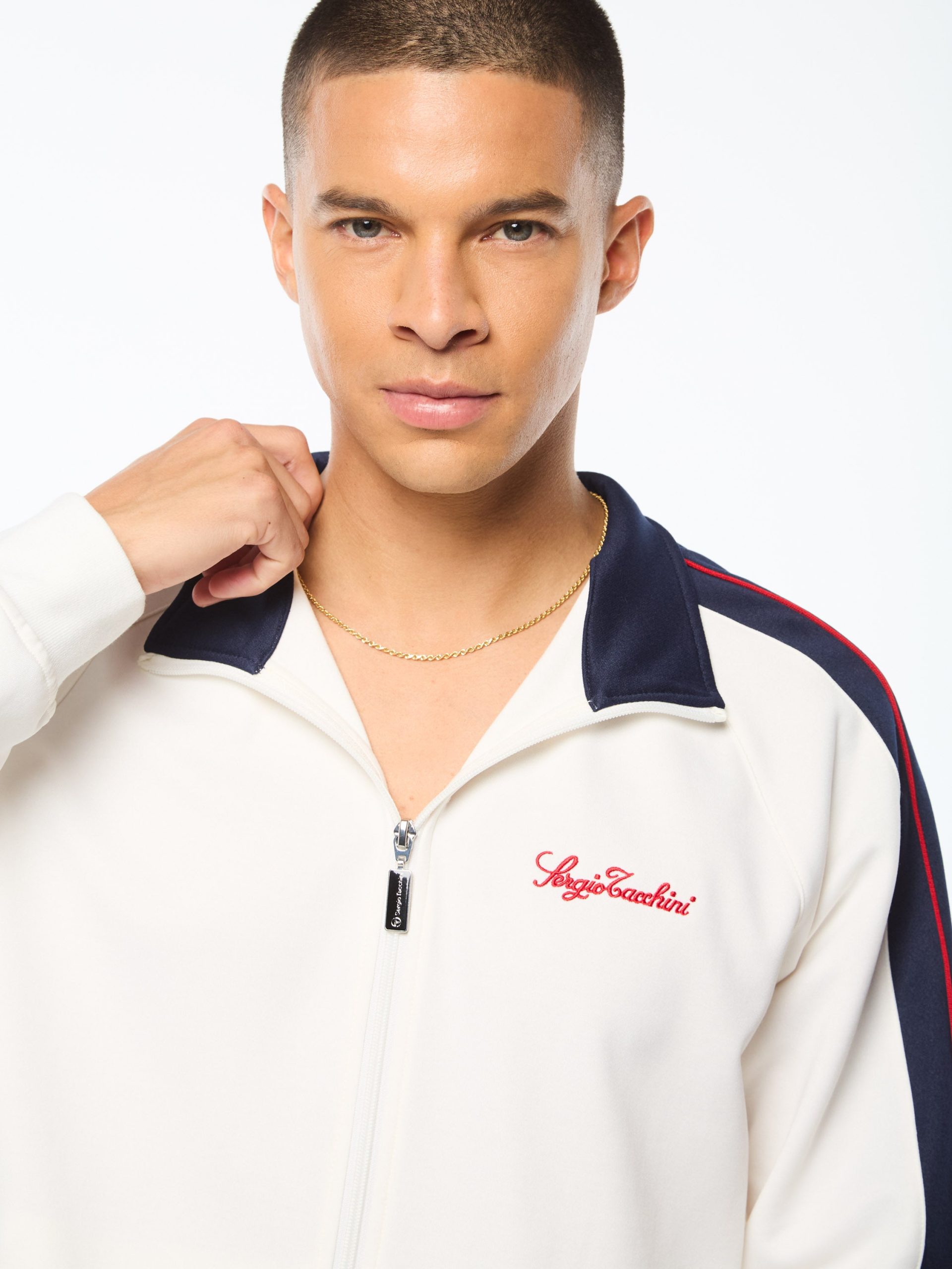 Semplice Track Jacket-Gardenia - Image 8