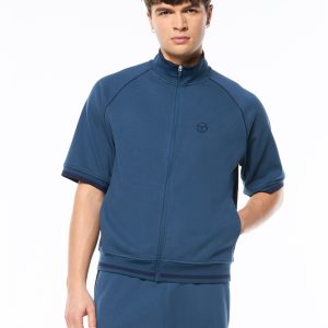 Pannello Short Sleeve Track Jacket-Key Largo