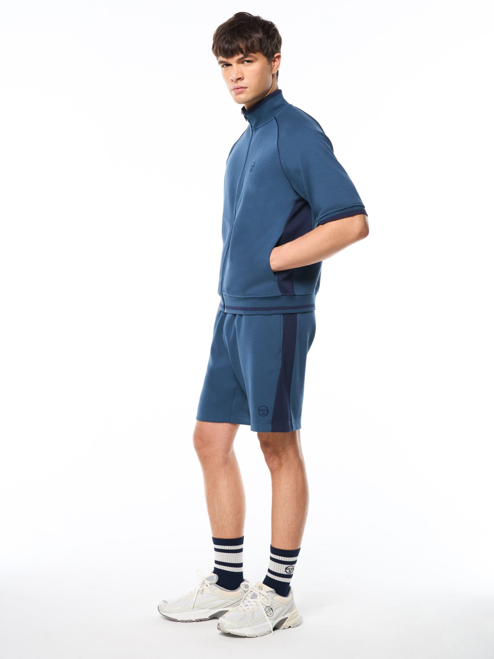 Pannello Short Sleeve Track Jacket-Key Largo - Image 4