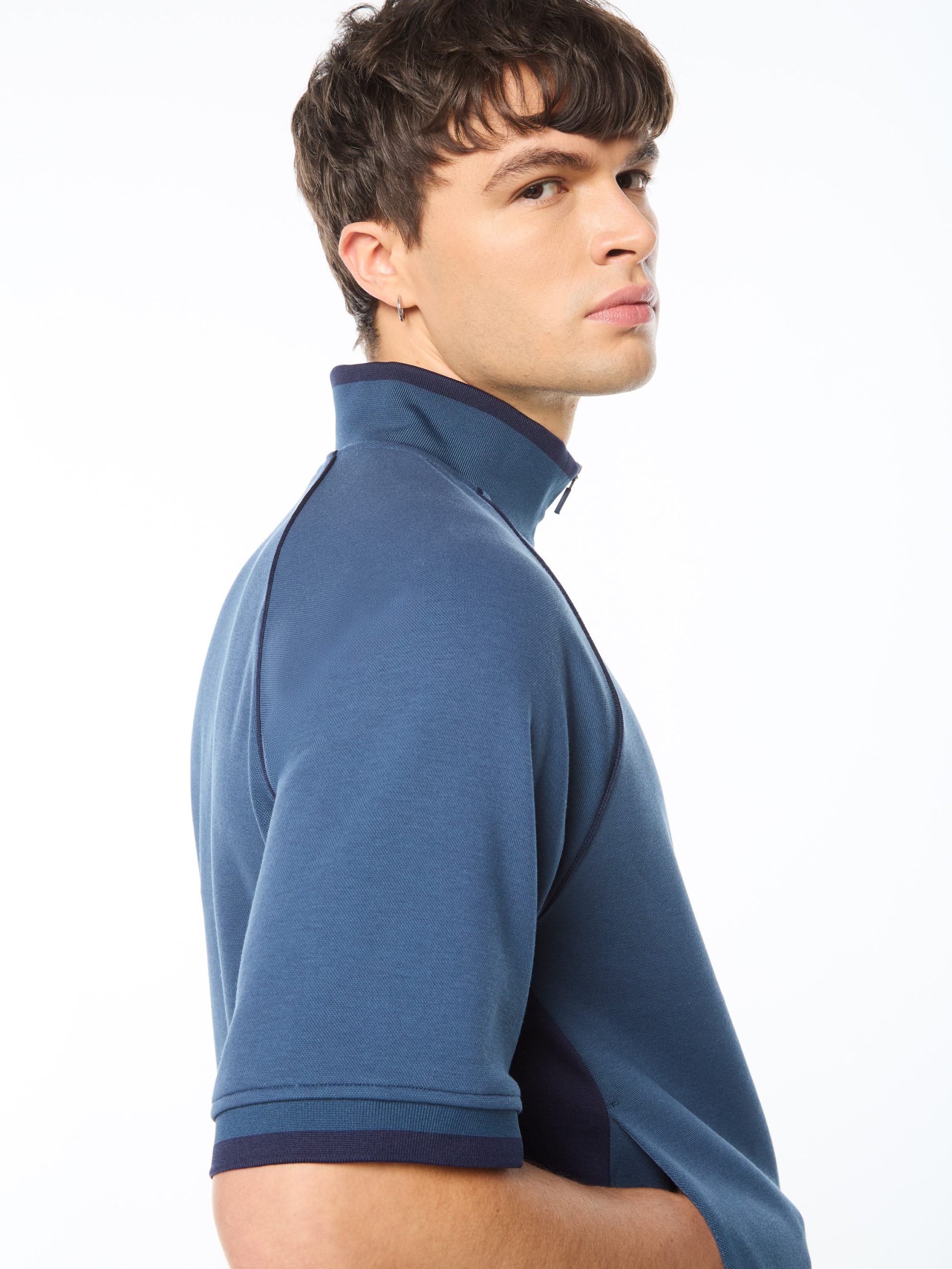 Pannello Short Sleeve Track Jacket-Key Largo - Image 6