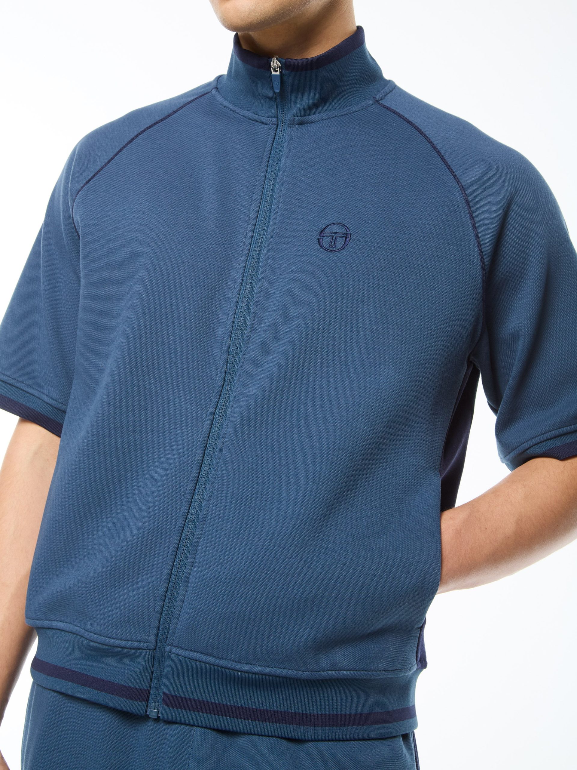 Pannello Short Sleeve Track Jacket-Key Largo - Image 7