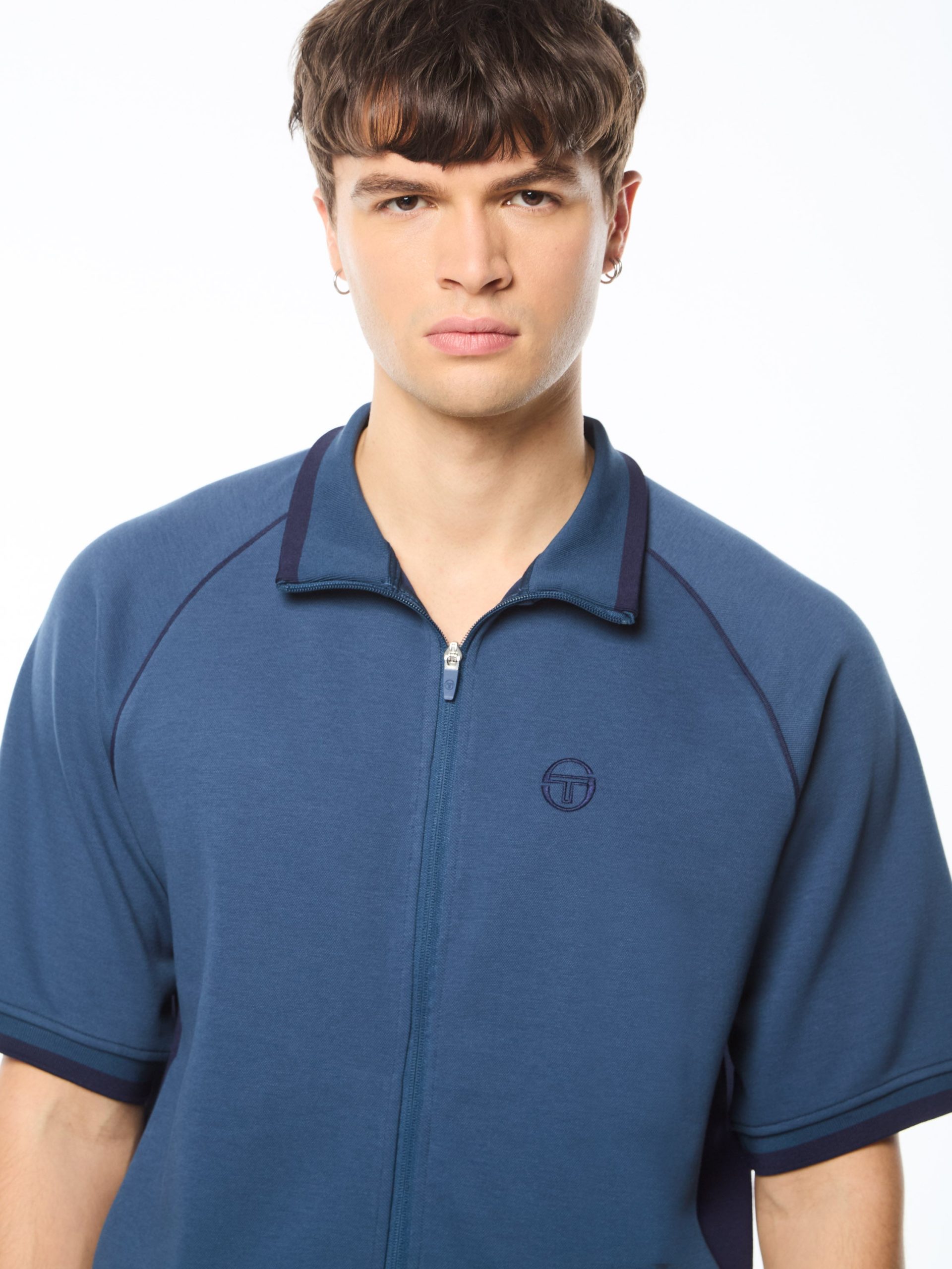 Pannello Short Sleeve Track Jacket-Key Largo - Image 8