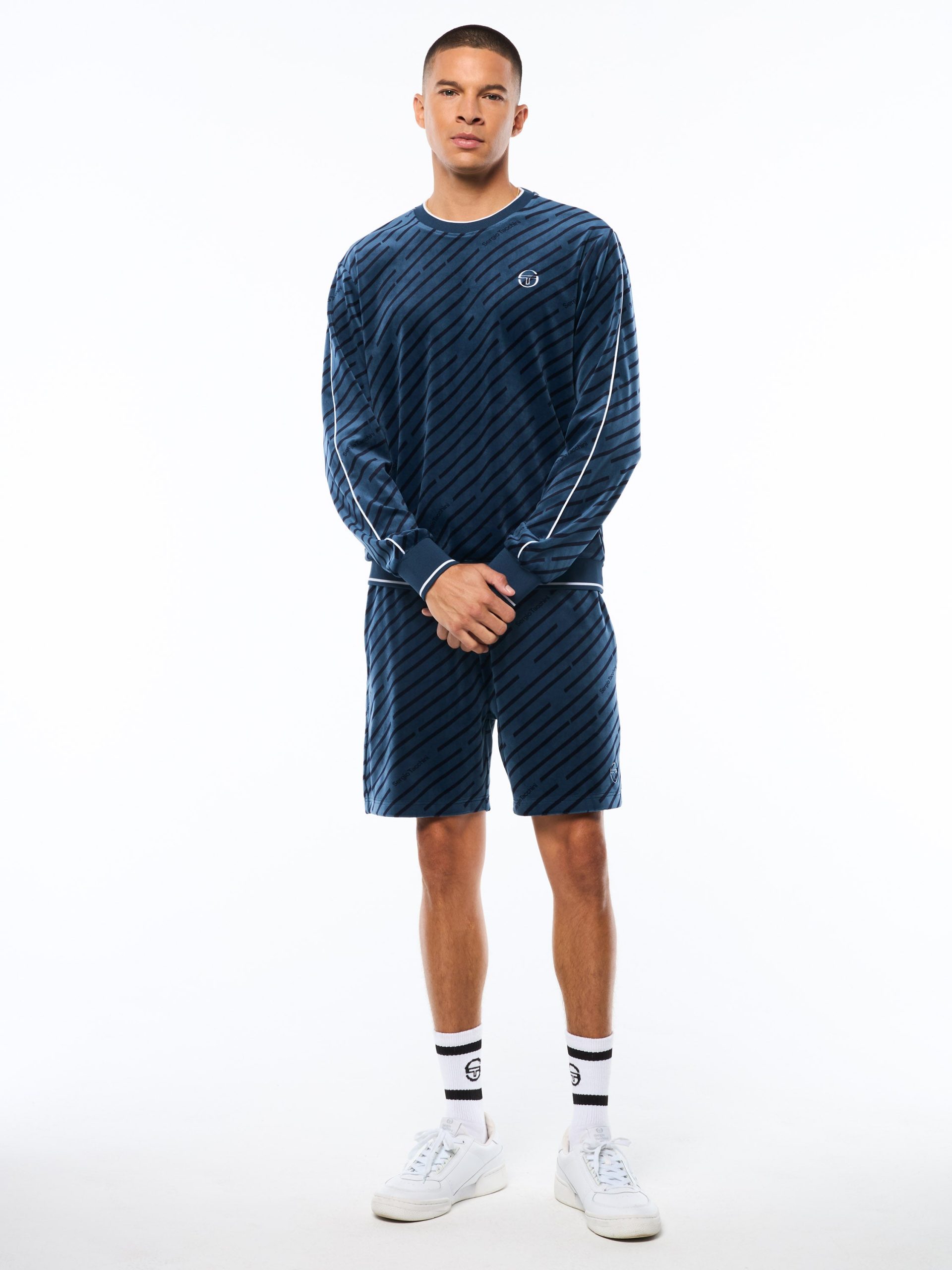 Obliquo Velour Crewneck-Key Largo - Image 3