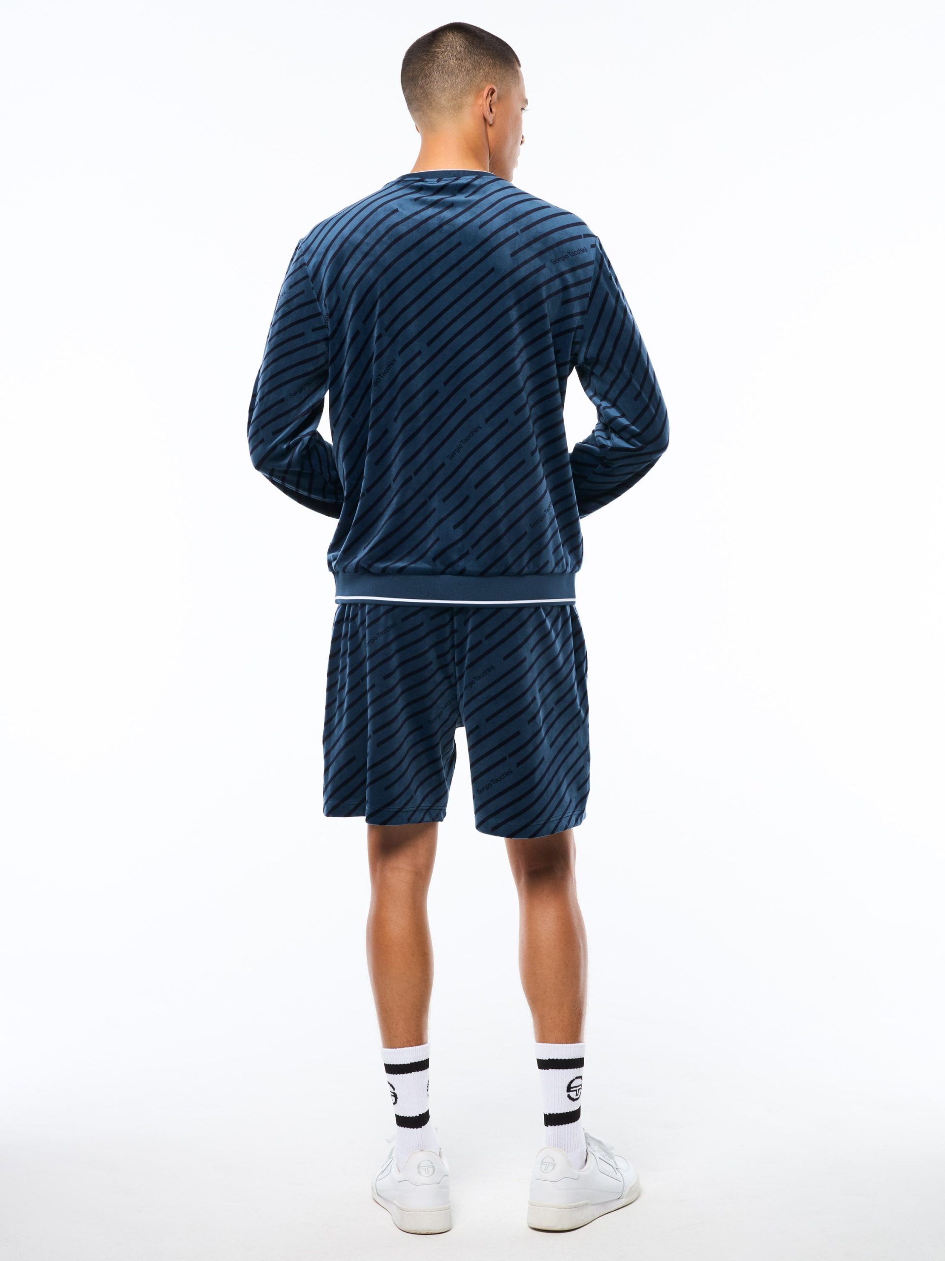 Obliquo Velour Crewneck-Key Largo - Image 5