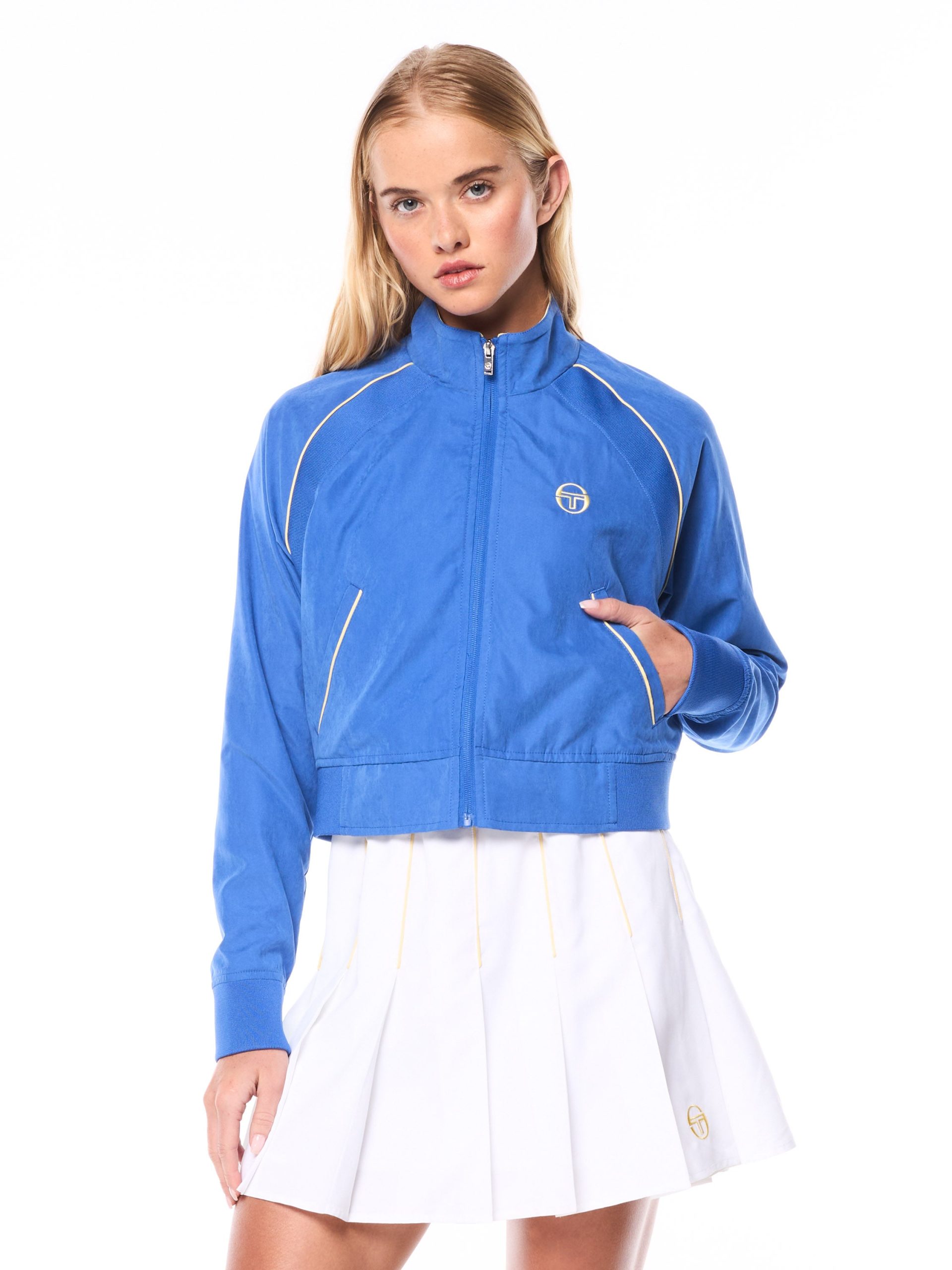 Via Track Jacket-Deep Ultramarine