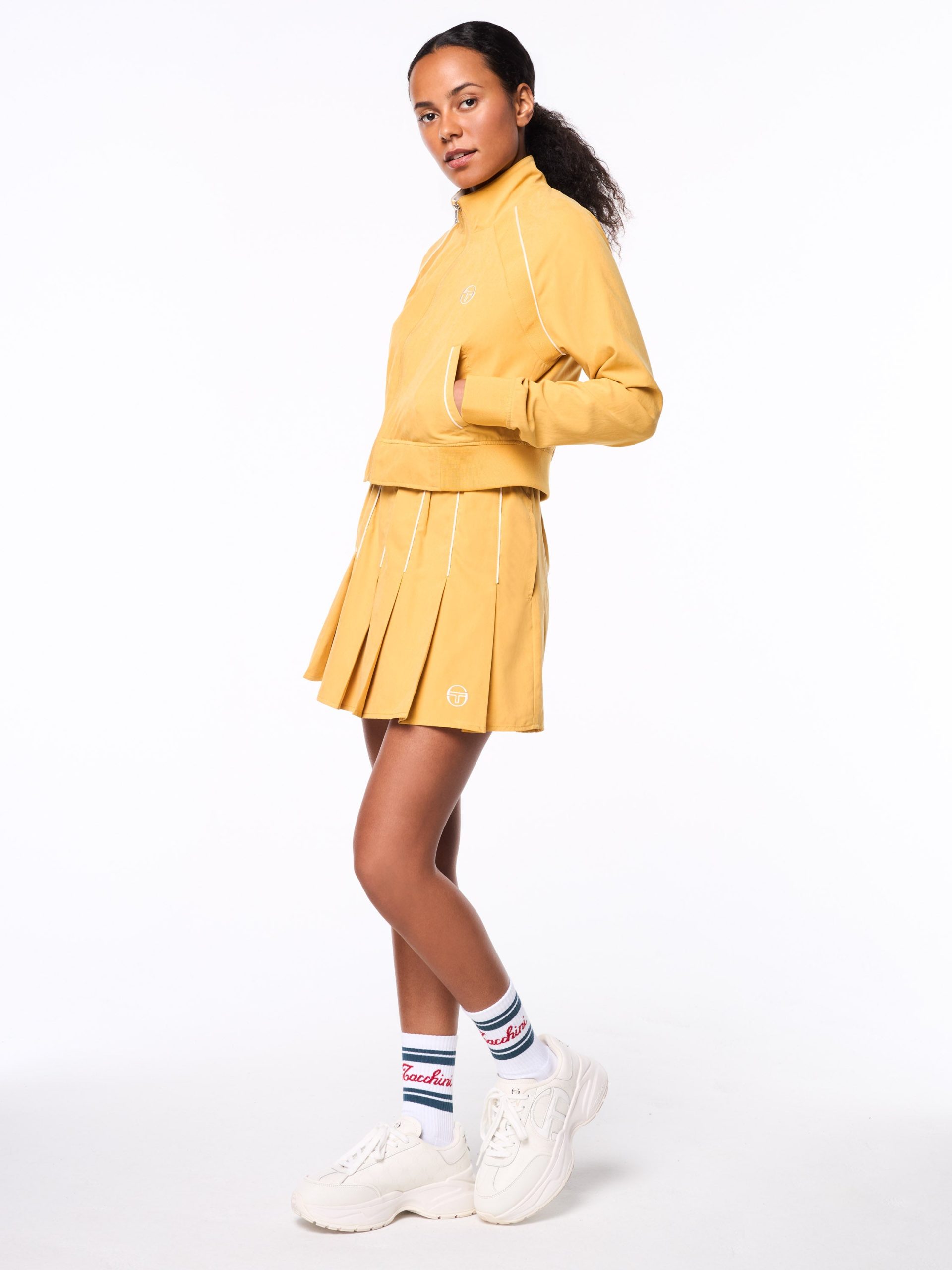 Via Track Jacket-Honey Gold - Image 4