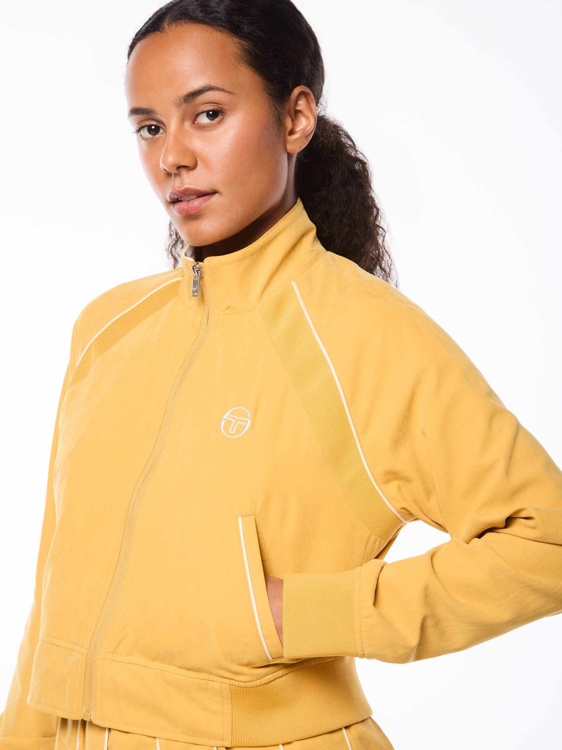 Via Track Jacket-Honey Gold - Image 7