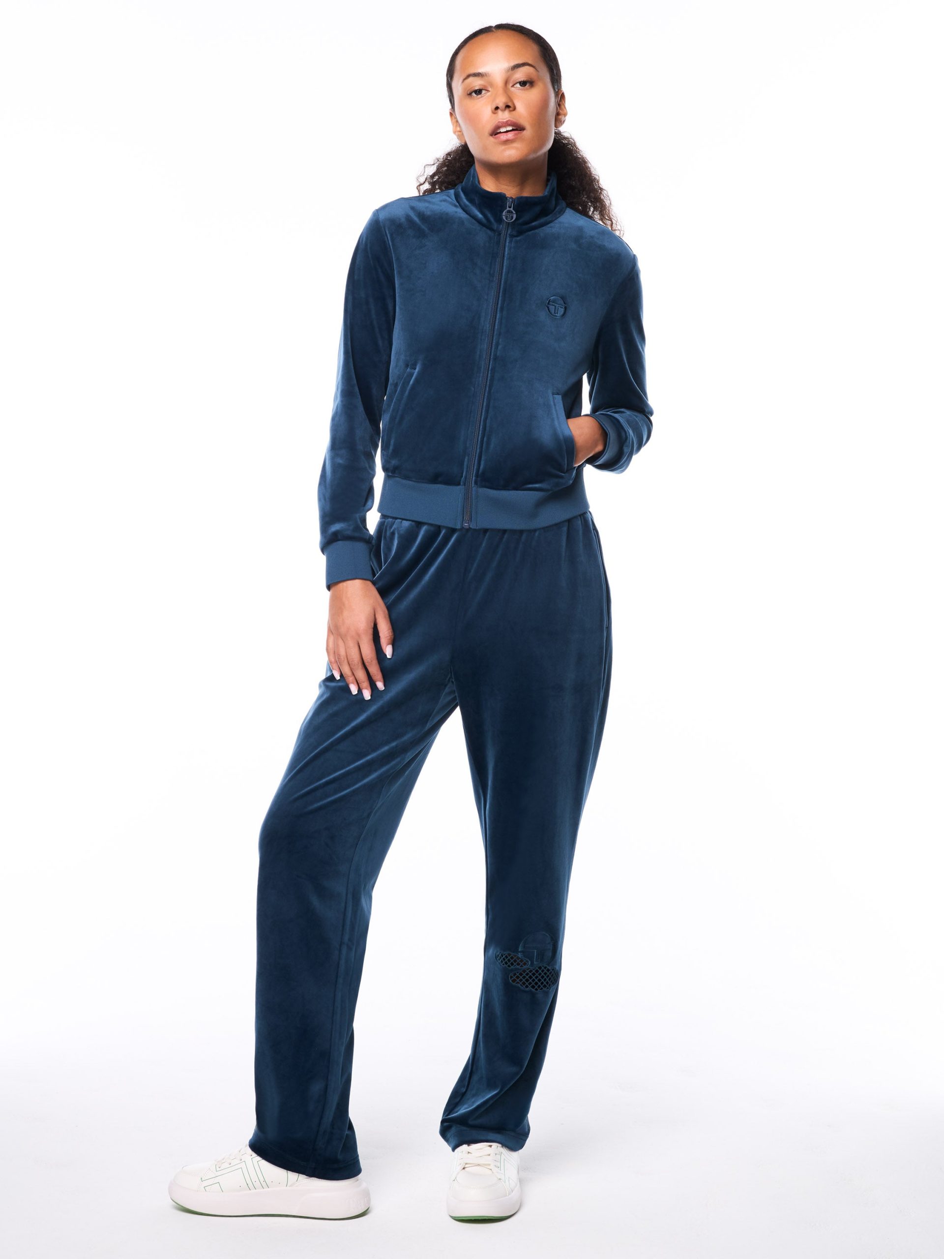 Nuvola Velour Track Jacket-Key Largo - Image 4