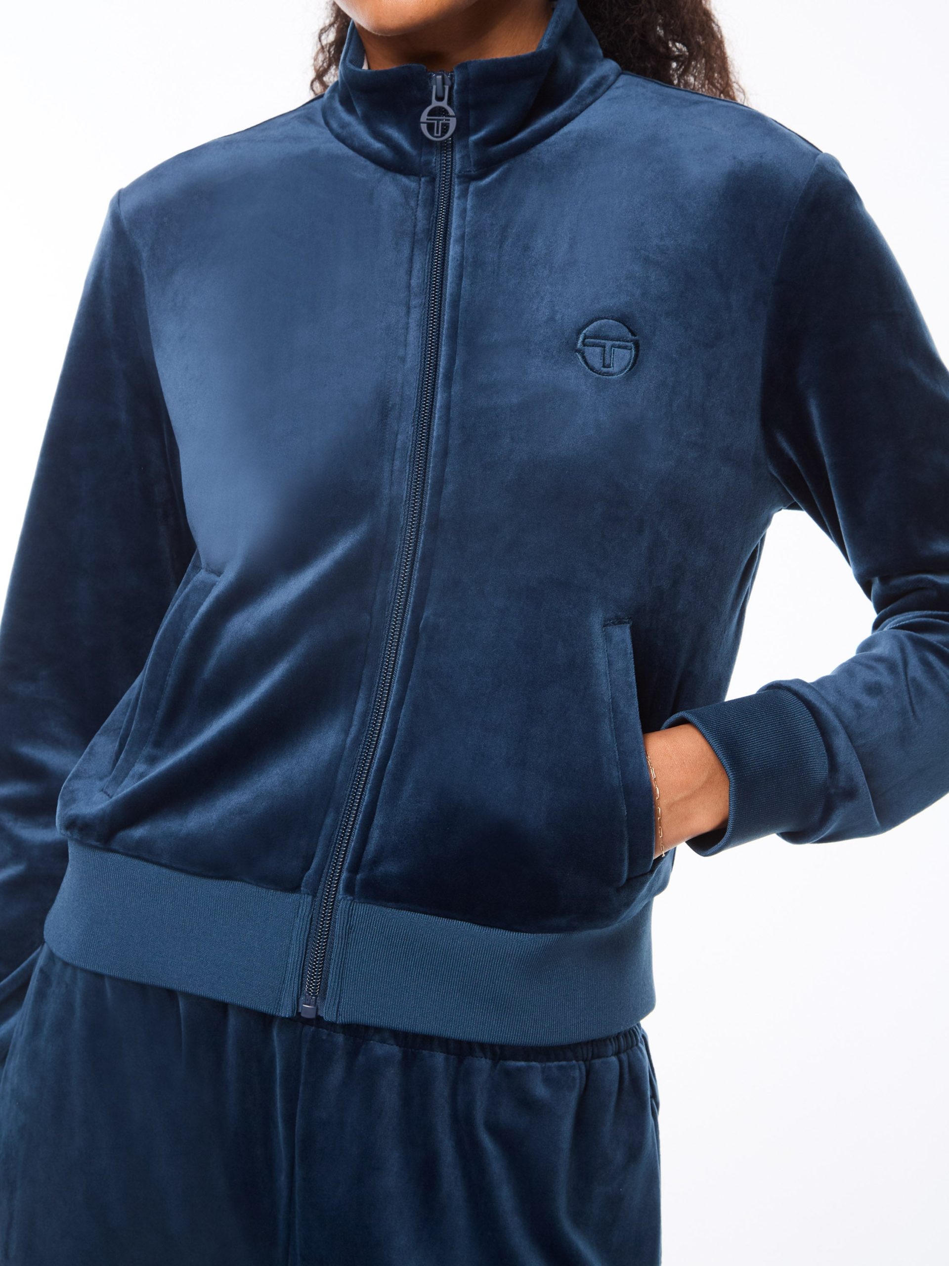 Nuvola Velour Track Jacket-Key Largo - Image 7