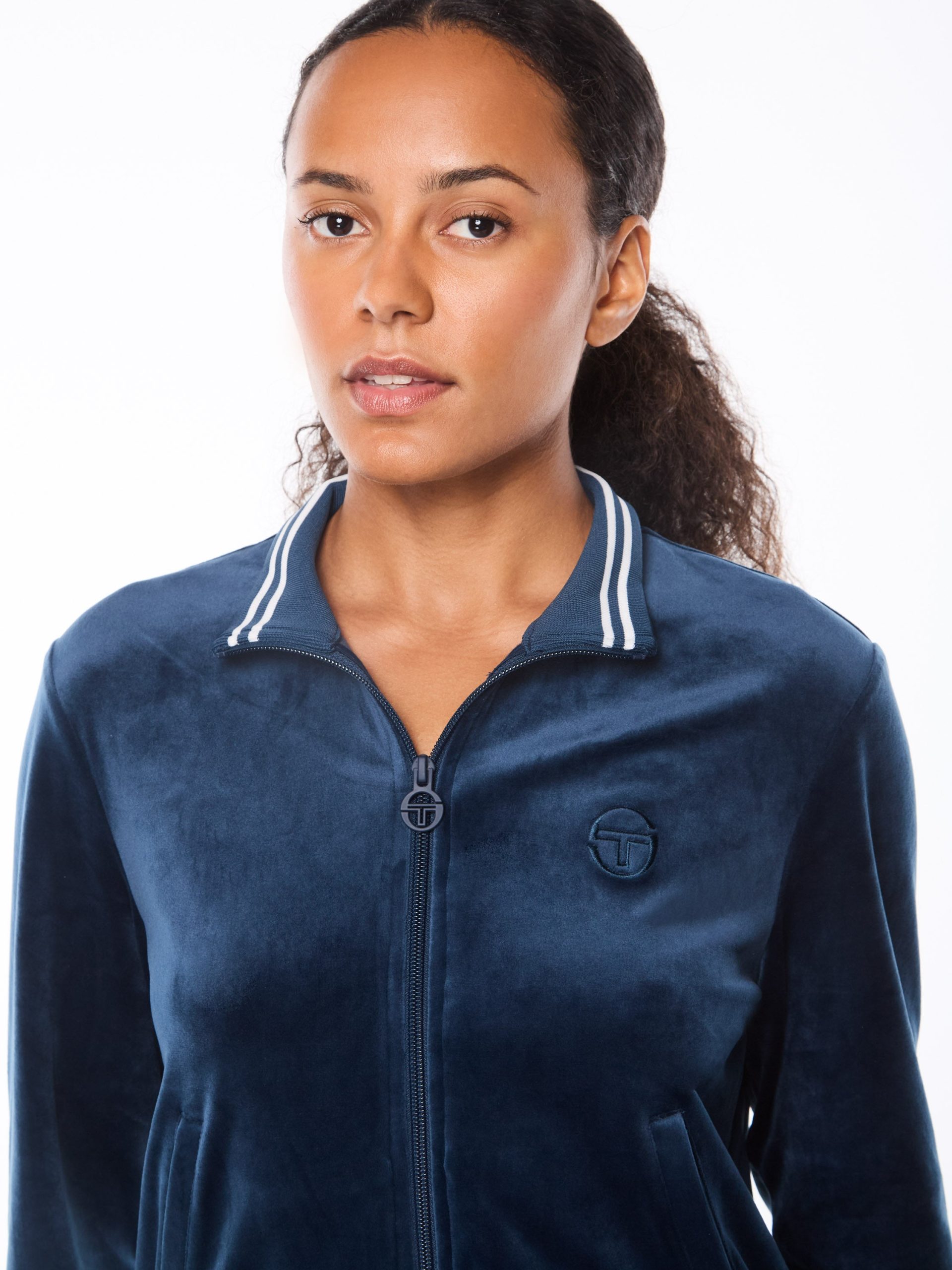 Nuvola Velour Track Jacket-Key Largo - Image 8