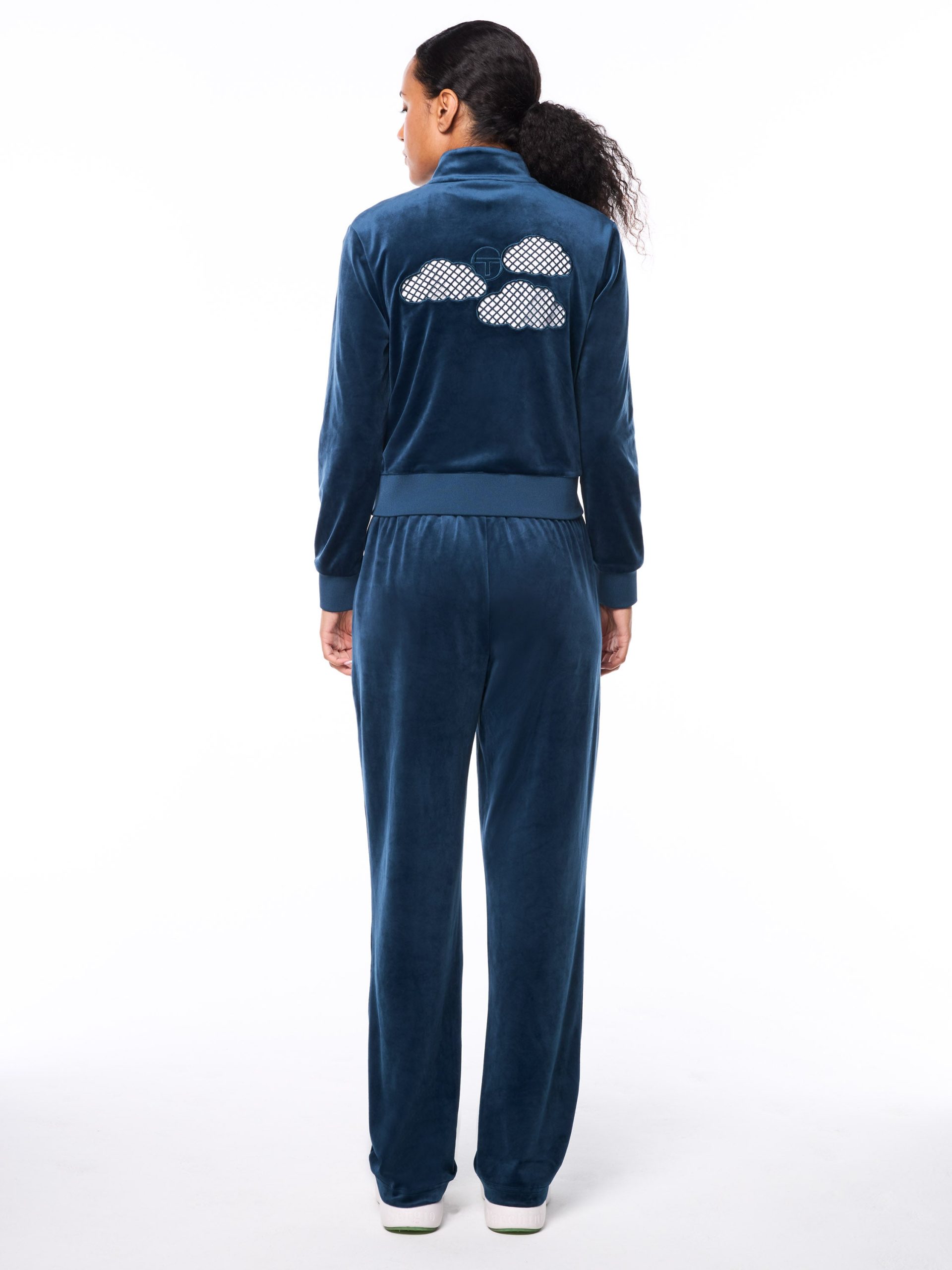 Nuvola Velour Track Pant-Key Largo - Image 5