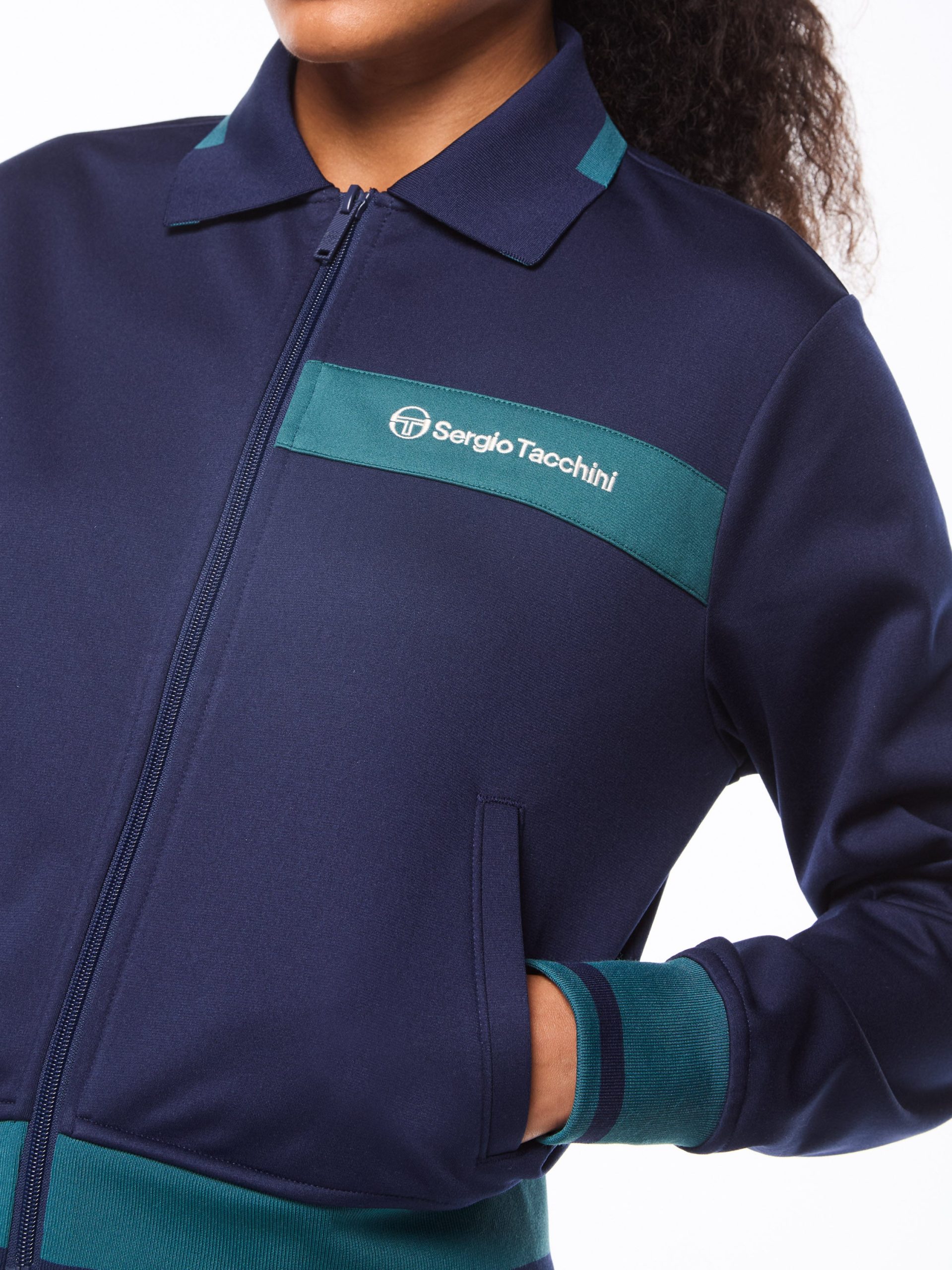 Amara Track Jacket-Maritime Blue - Image 7
