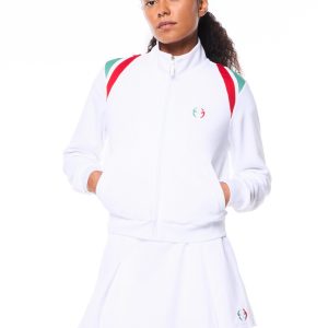 Women's Eredita Track Jacket-Brilliant White