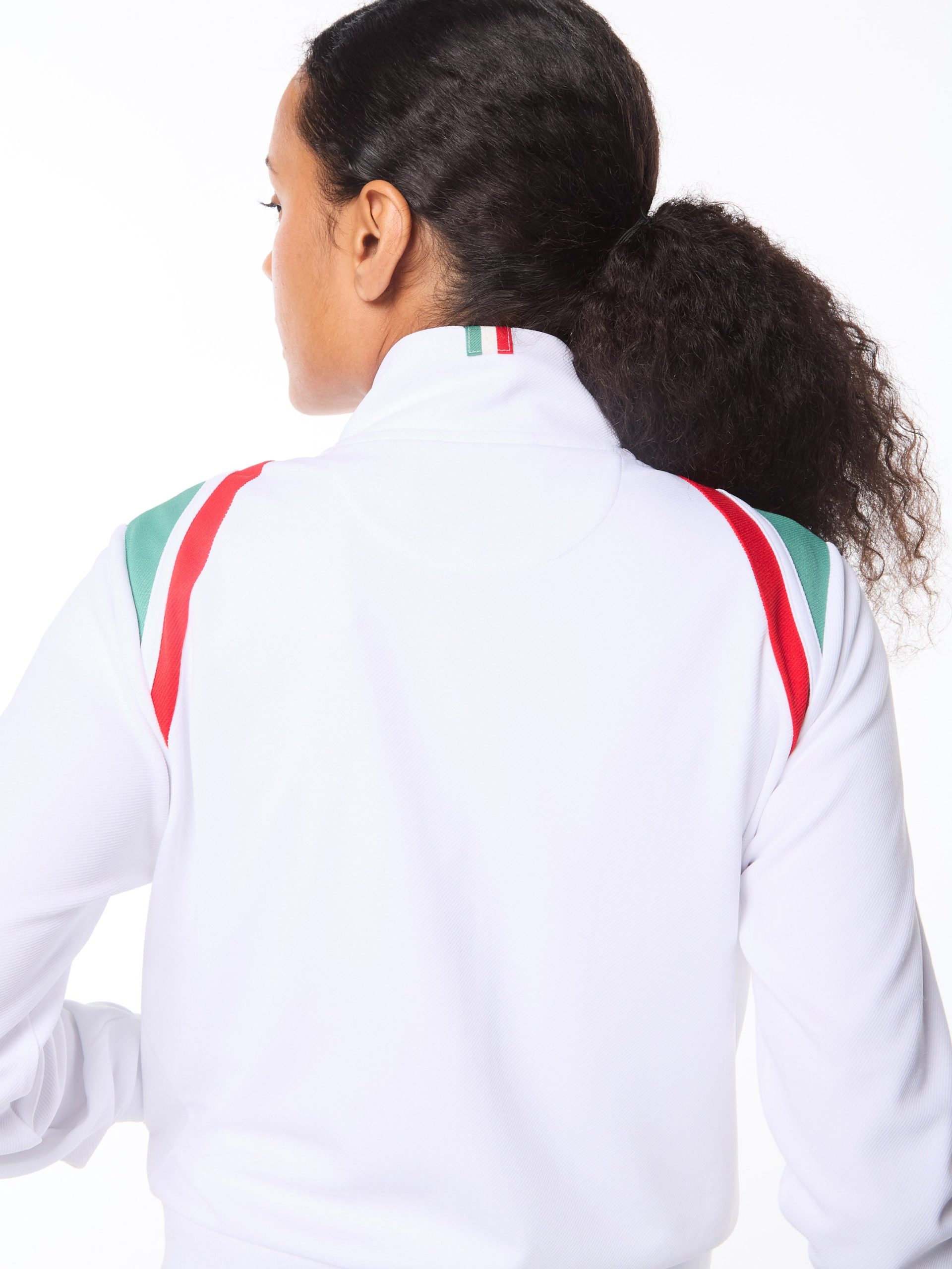 Women's Eredita Track Jacket-Brilliant White - Image 6