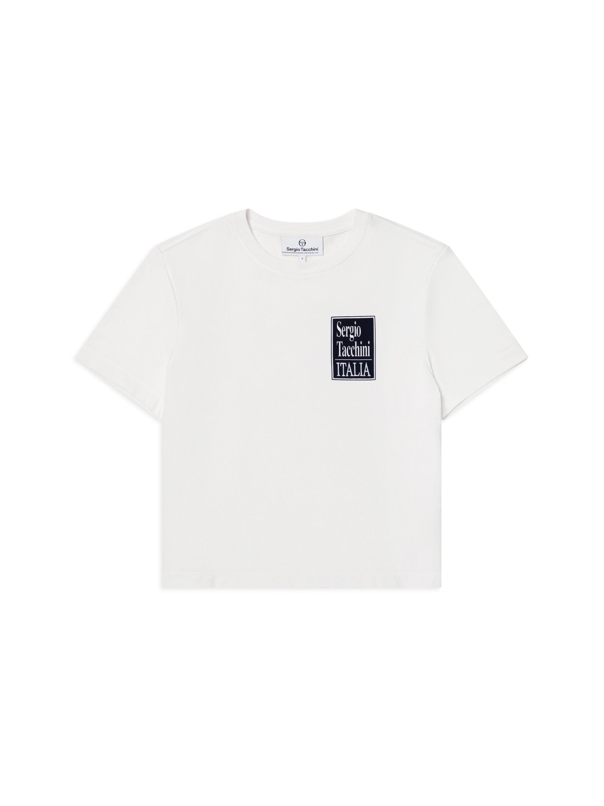 Women's Italia T-Shirt-Brilliant White - Image 2