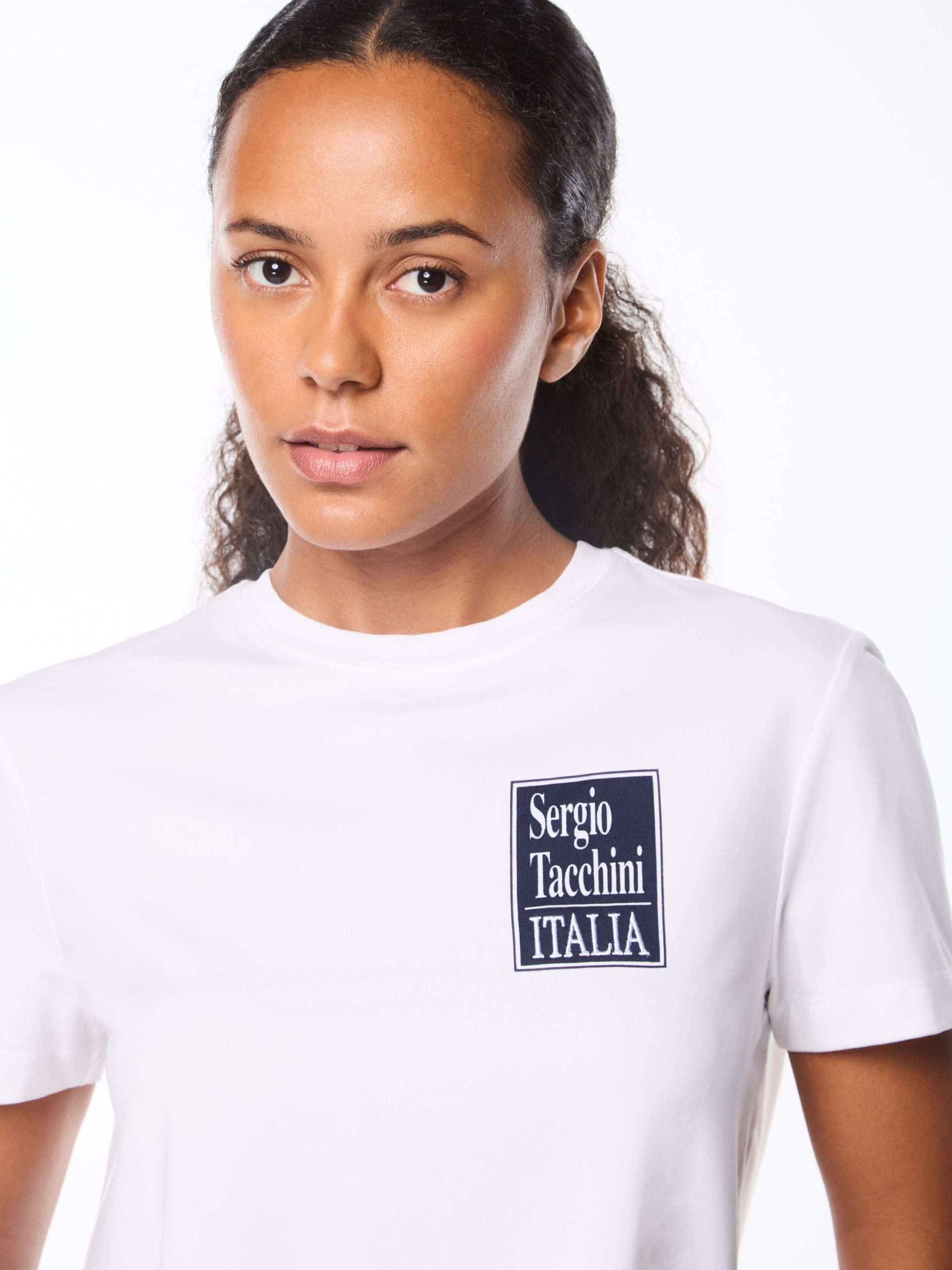 Women's Italia T-Shirt-Brilliant White - Image 7