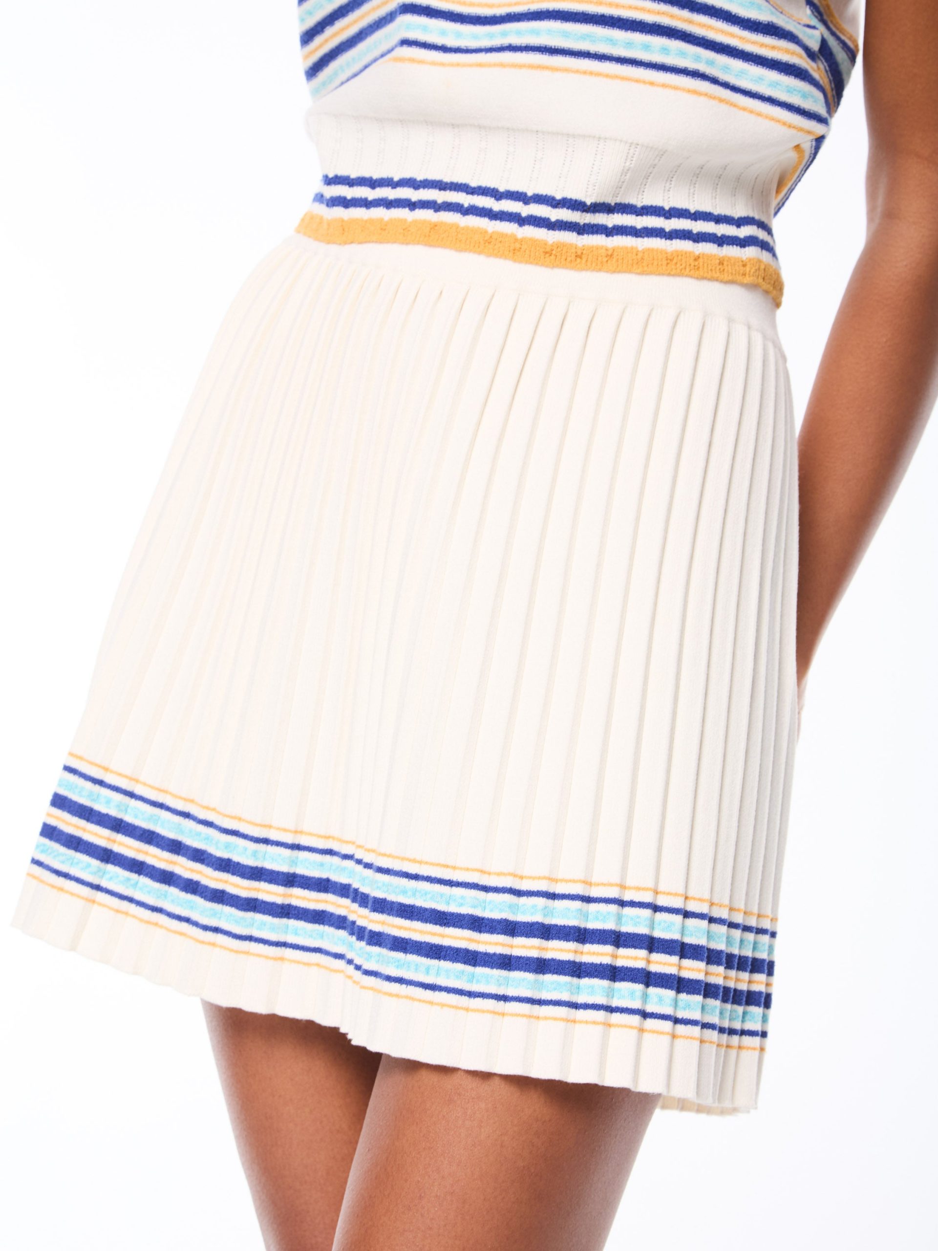 Fausta Knit Skirt-Gardenia - Image 6