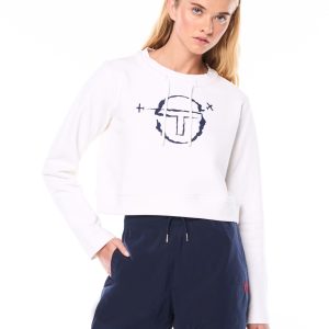 Piano Crewneck-Brilliant White