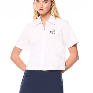 Women's Piano Cabana Full Zip-Brilliant White
