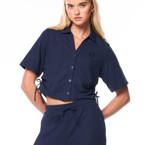 Mattea Cabana Shirt-Maritime Blue