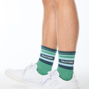 Strisce Sock-Bottle Green