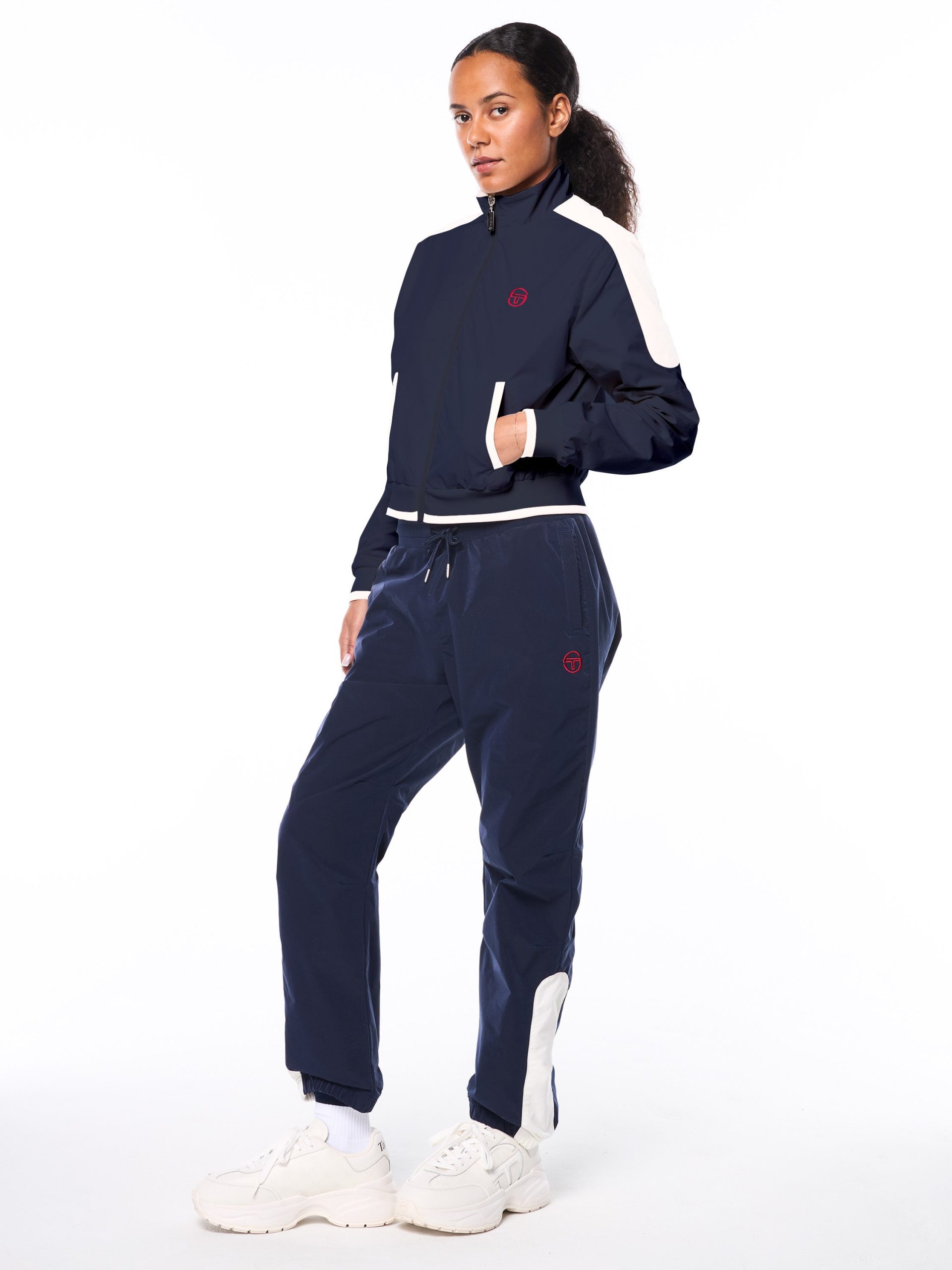 Nella Track Jacket- Maritime Blue - Image 3
