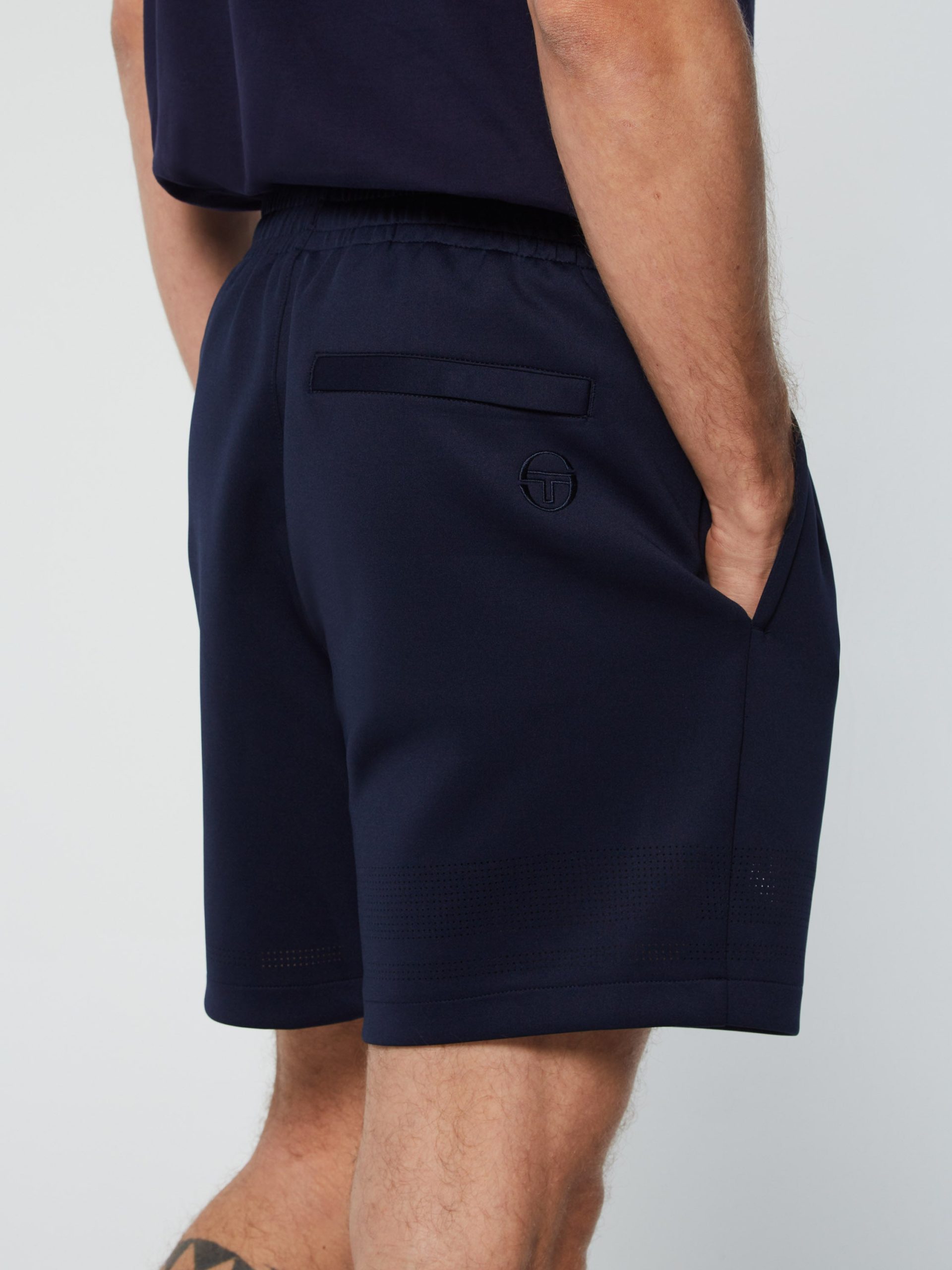 Perforata Short- Maritime Blue - Image 6