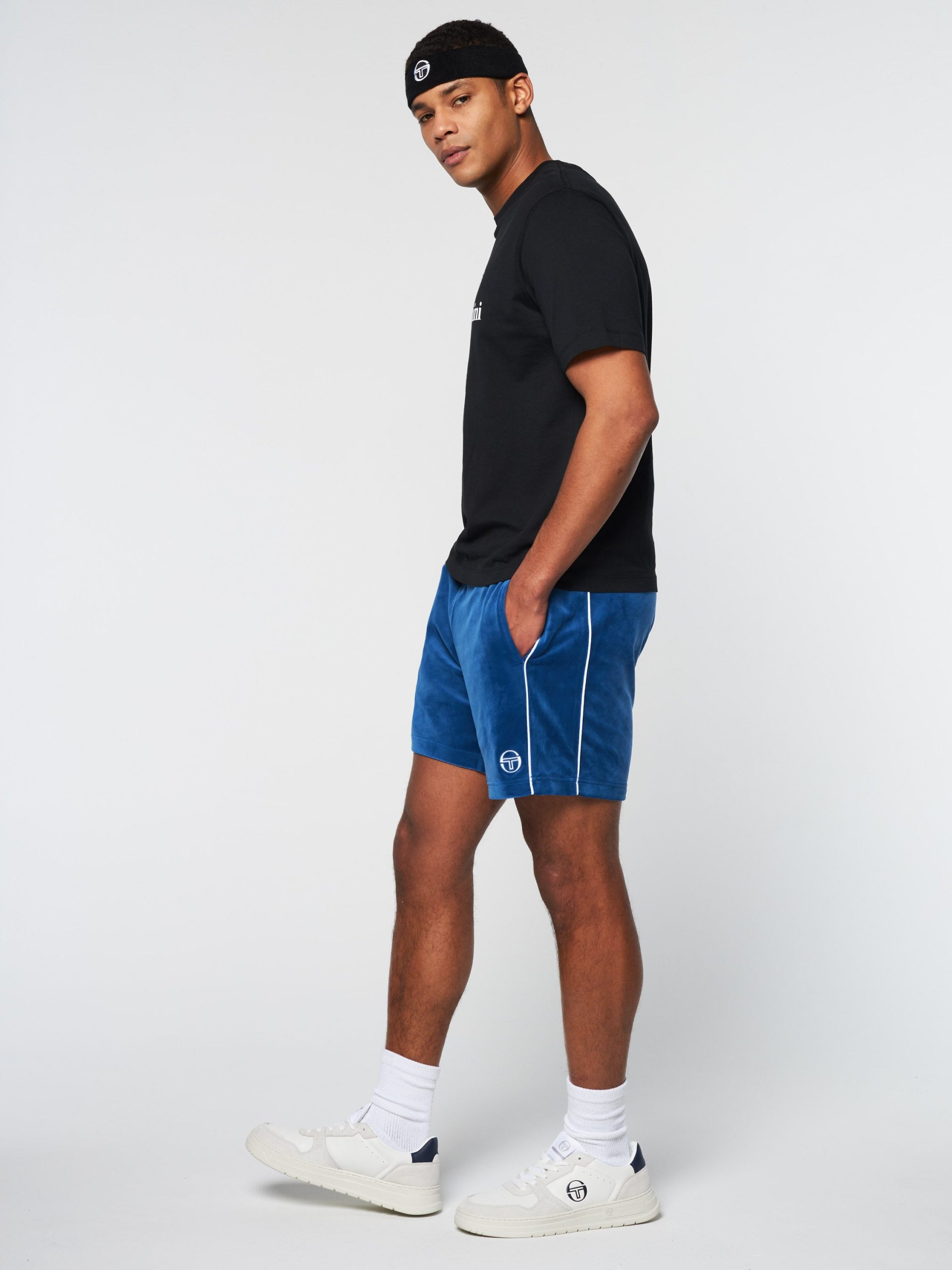 TENNIS HEADBAND- Black - Image 5