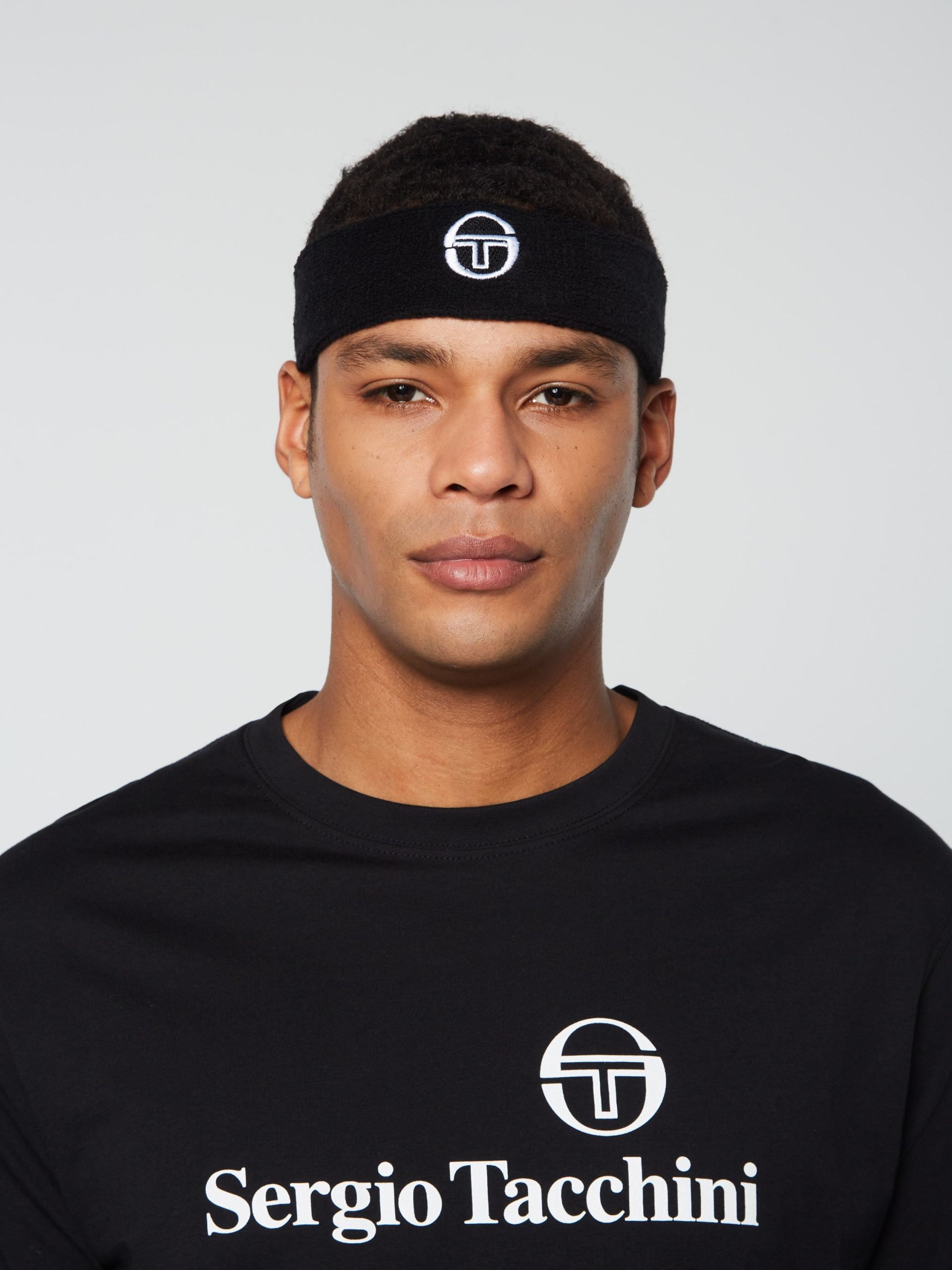 TENNIS HEADBAND- Black - Image 3