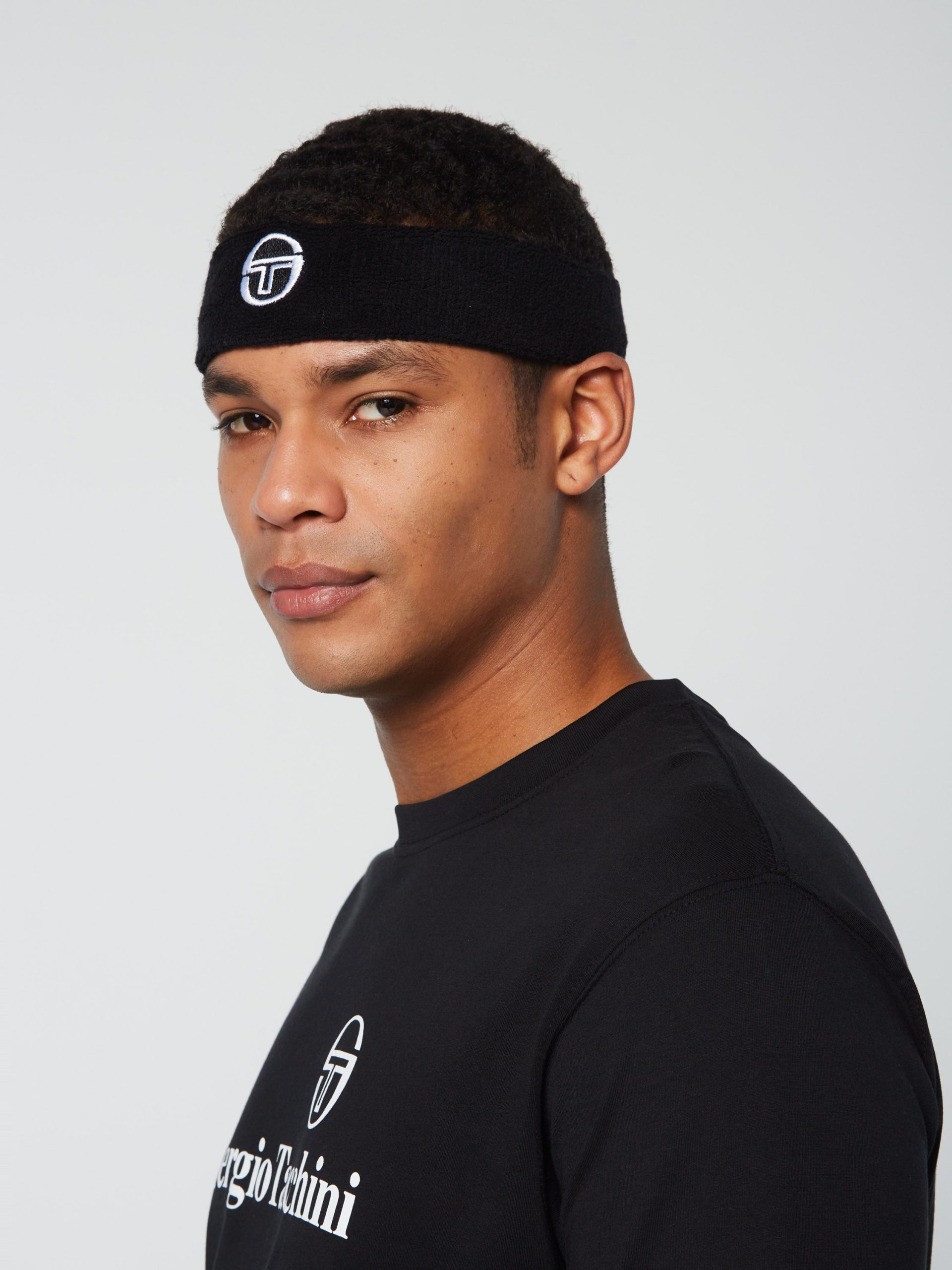 TENNIS HEADBAND- Black - Image 2