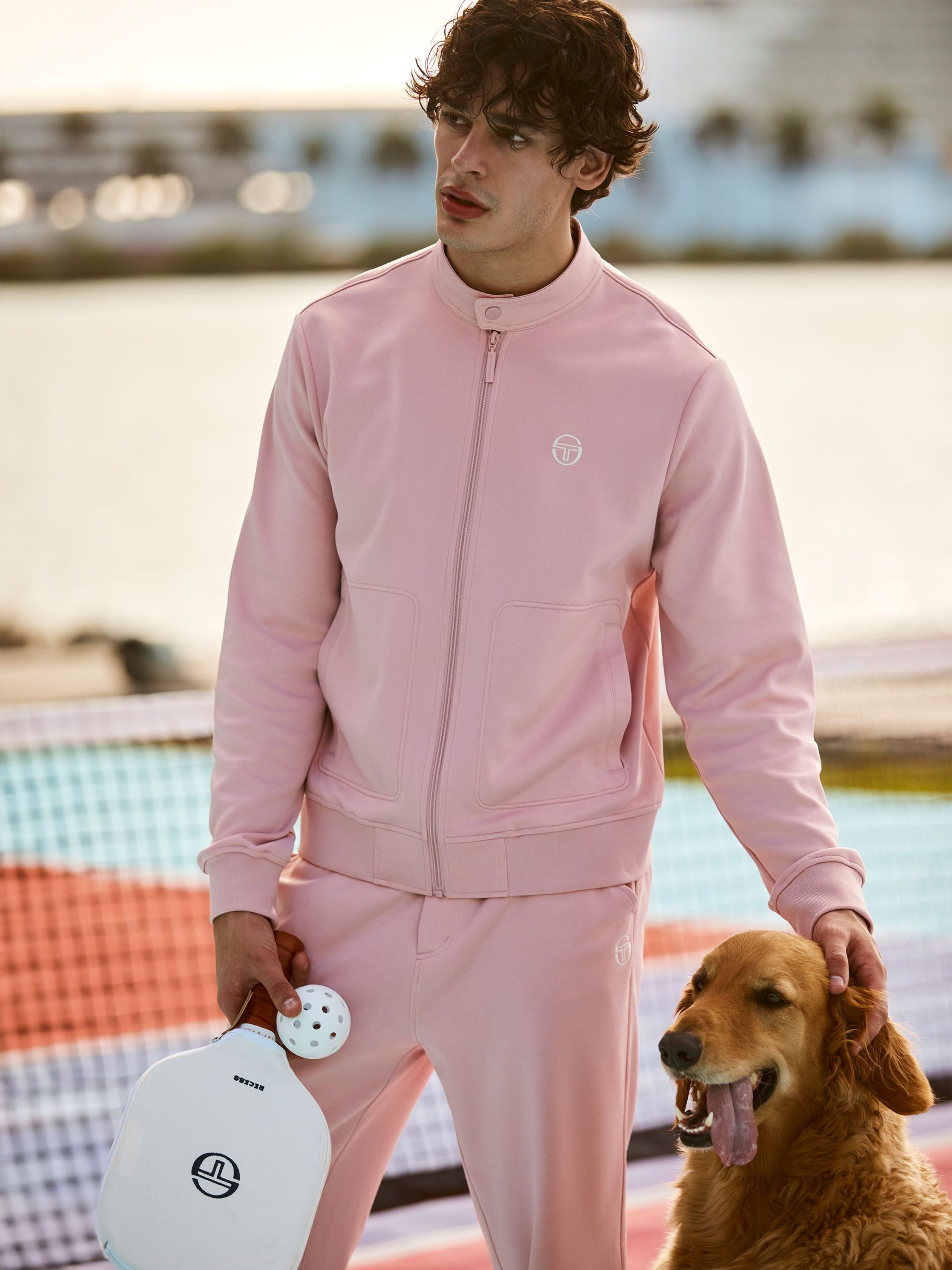 Sandro Track Pant- Pale Mauve - Image 6