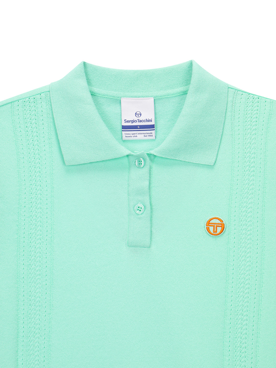 Preppy Knit Polo- Light Mint - Image 4