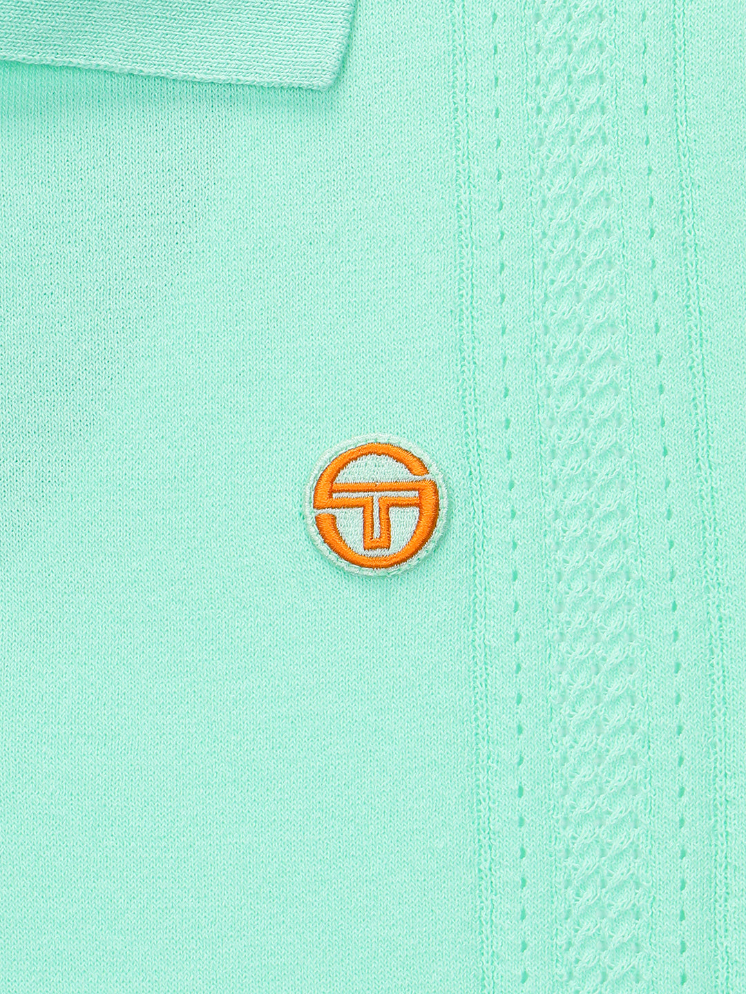 Preppy Knit Polo- Light Mint - Image 3