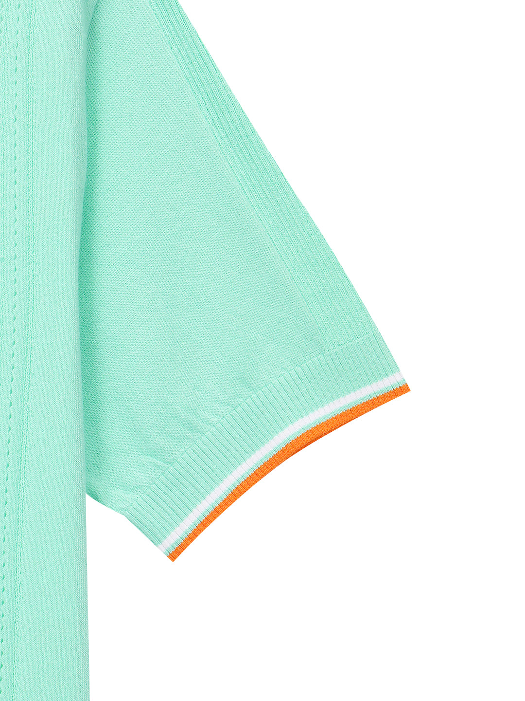 Preppy Knit Polo- Light Mint - Image 5