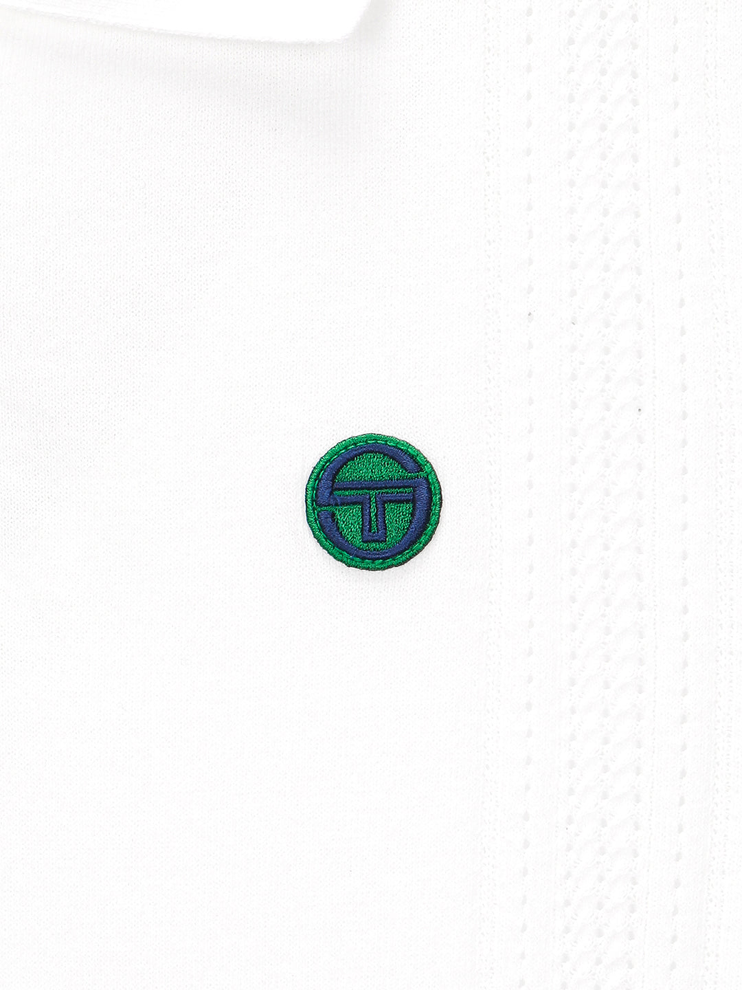 Preppy Knit Polo- Off White - Image 4