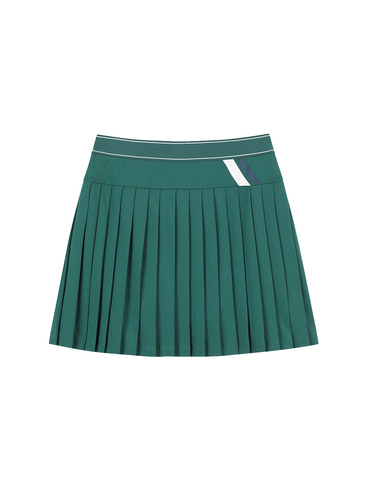 MC Scratch Staff Pleated Skirt-Dark Green - Image 2
