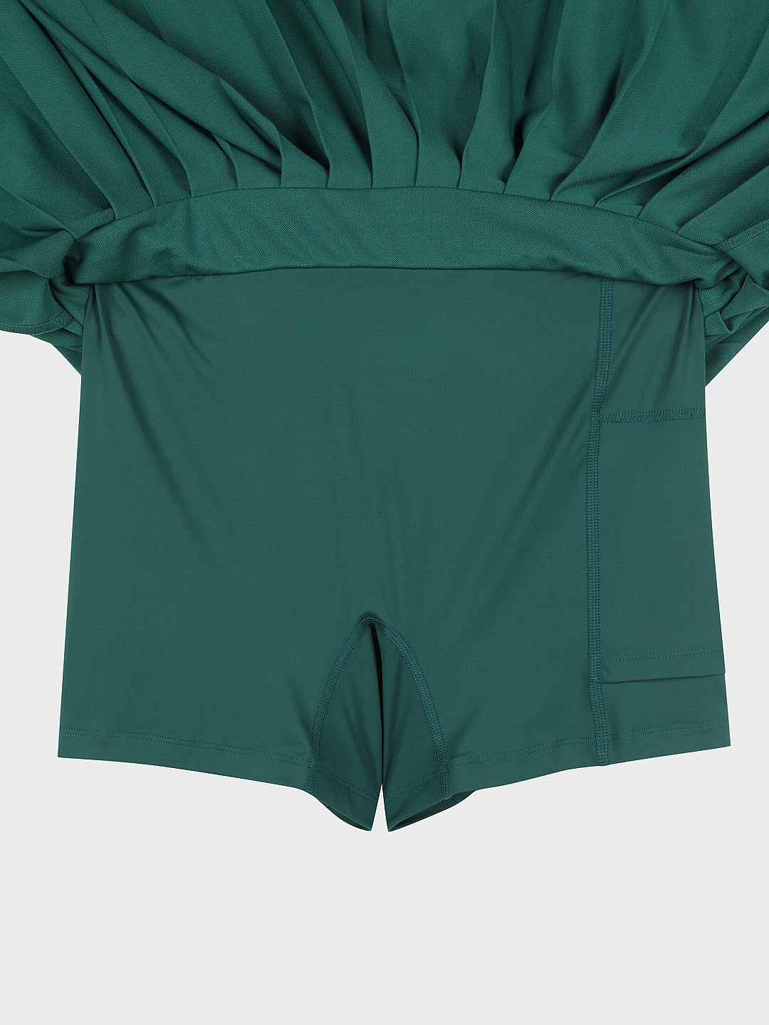 MC Scratch Staff Pleated Skirt-Dark Green - Image 7