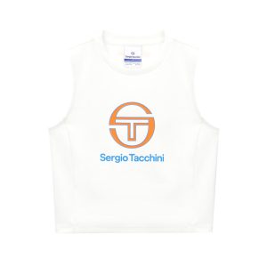 Women's Sleeveless T-Shirt- Off White