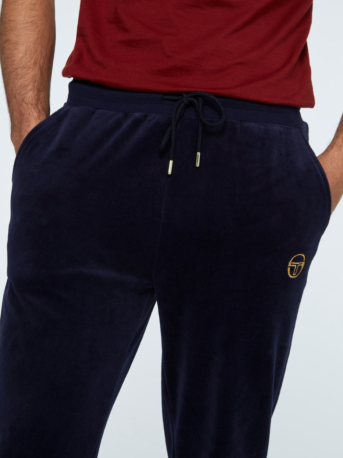 Dallas Velour Track Pant Archivio-Maritime Blue - Image 5