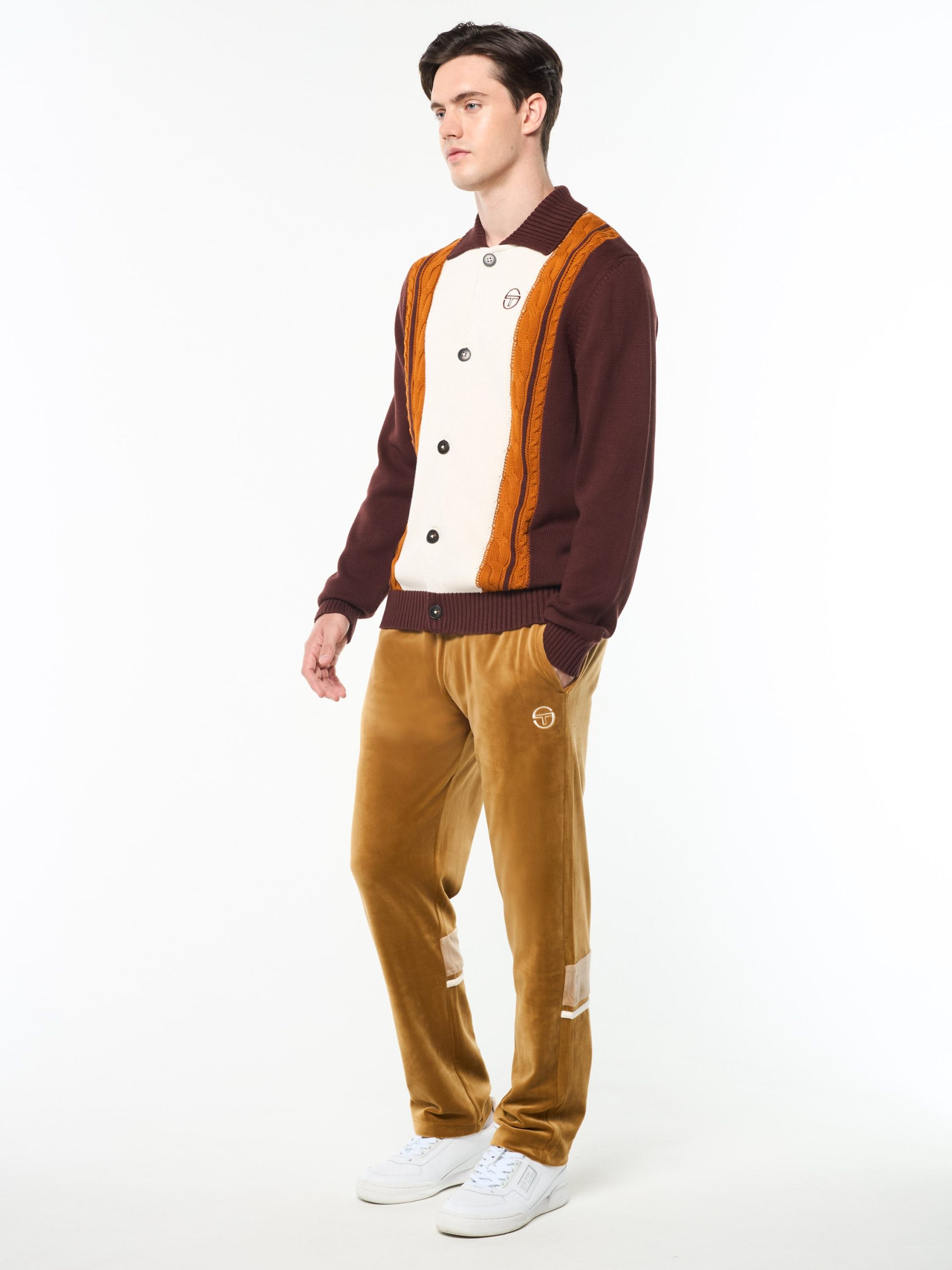 Bruni Knit Cardigan- Bitter Chocolate - Image 4