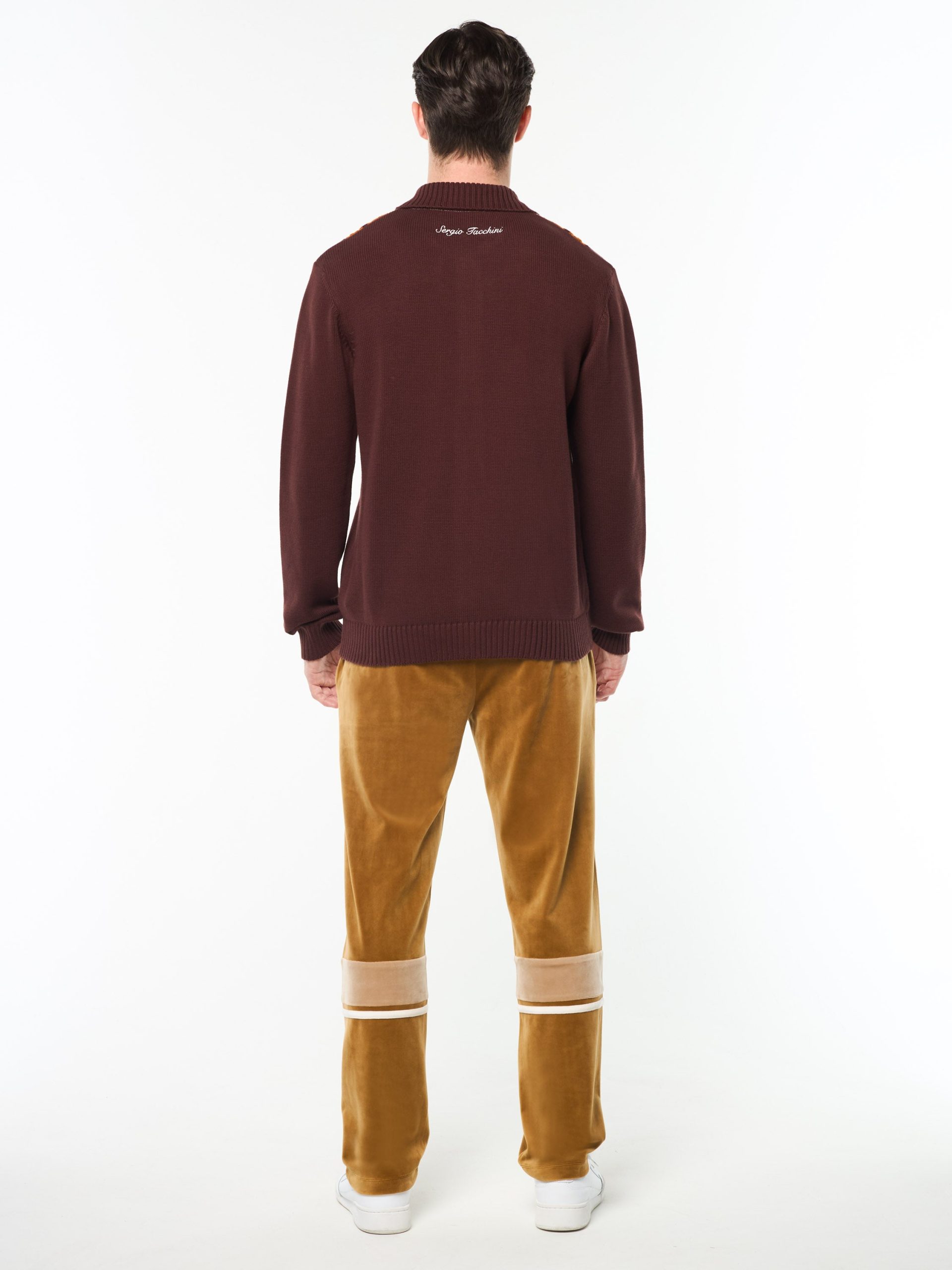 Bruni Knit Cardigan- Bitter Chocolate - Image 5