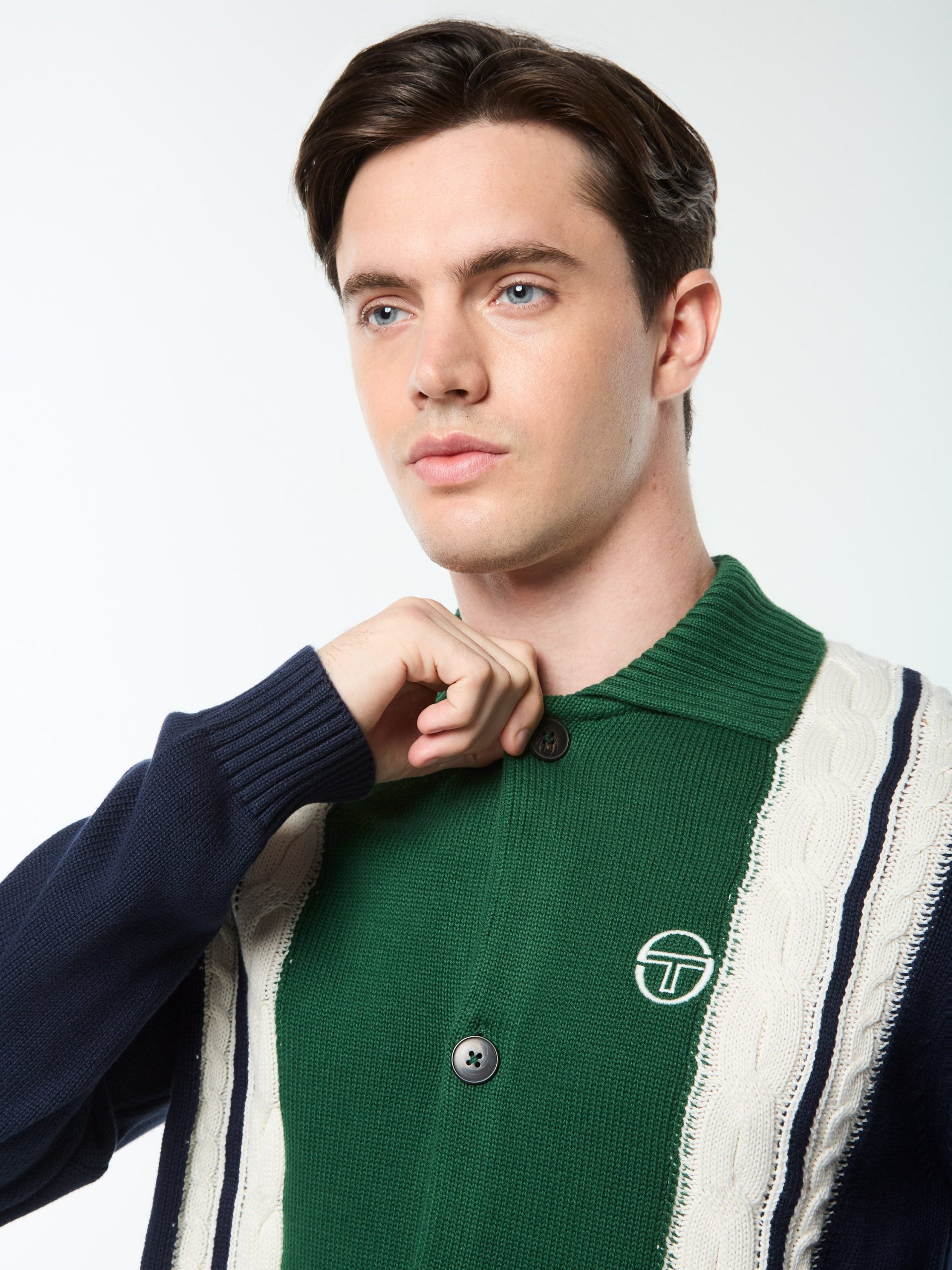 Bruni Knit Cardigan- Maritime Blue - Image 7